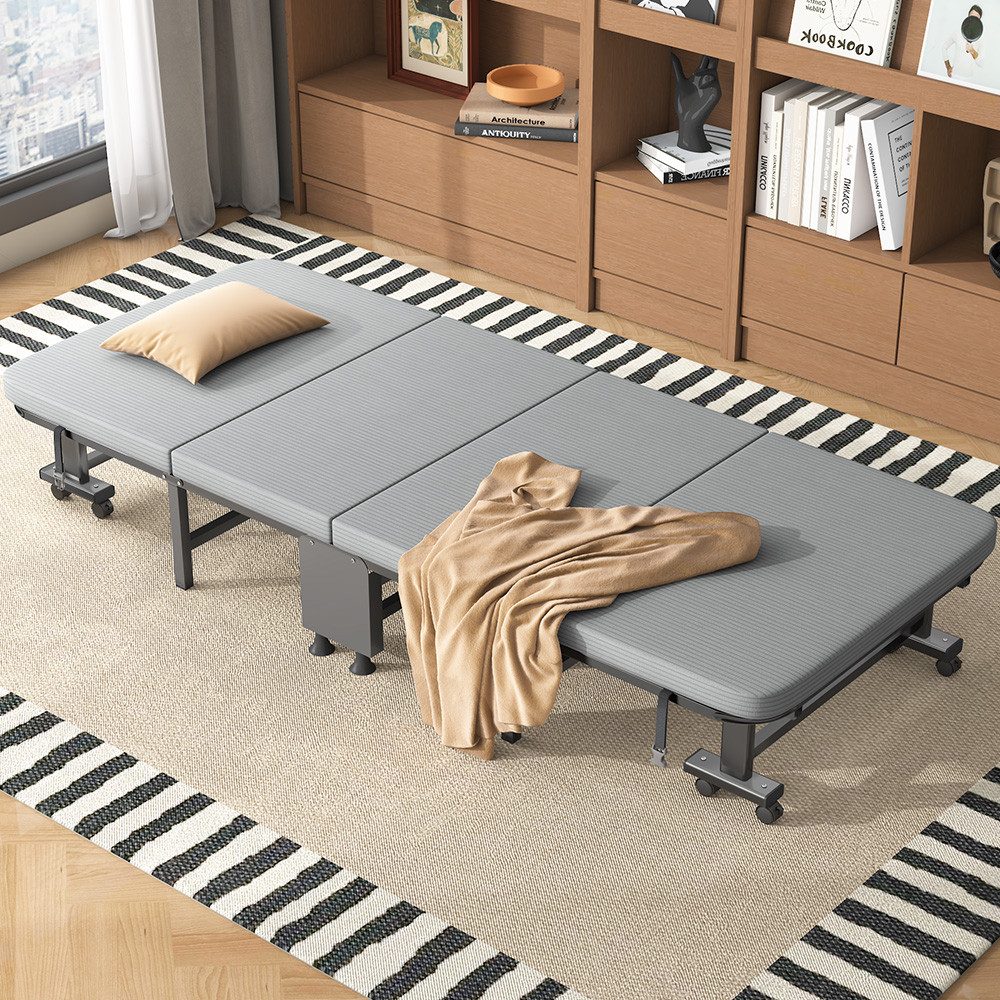 POPOLIC Klappbett Klappbett 190x80cm mit Rollen - Büro Gästebett Kompakt 80 günstig online kaufen