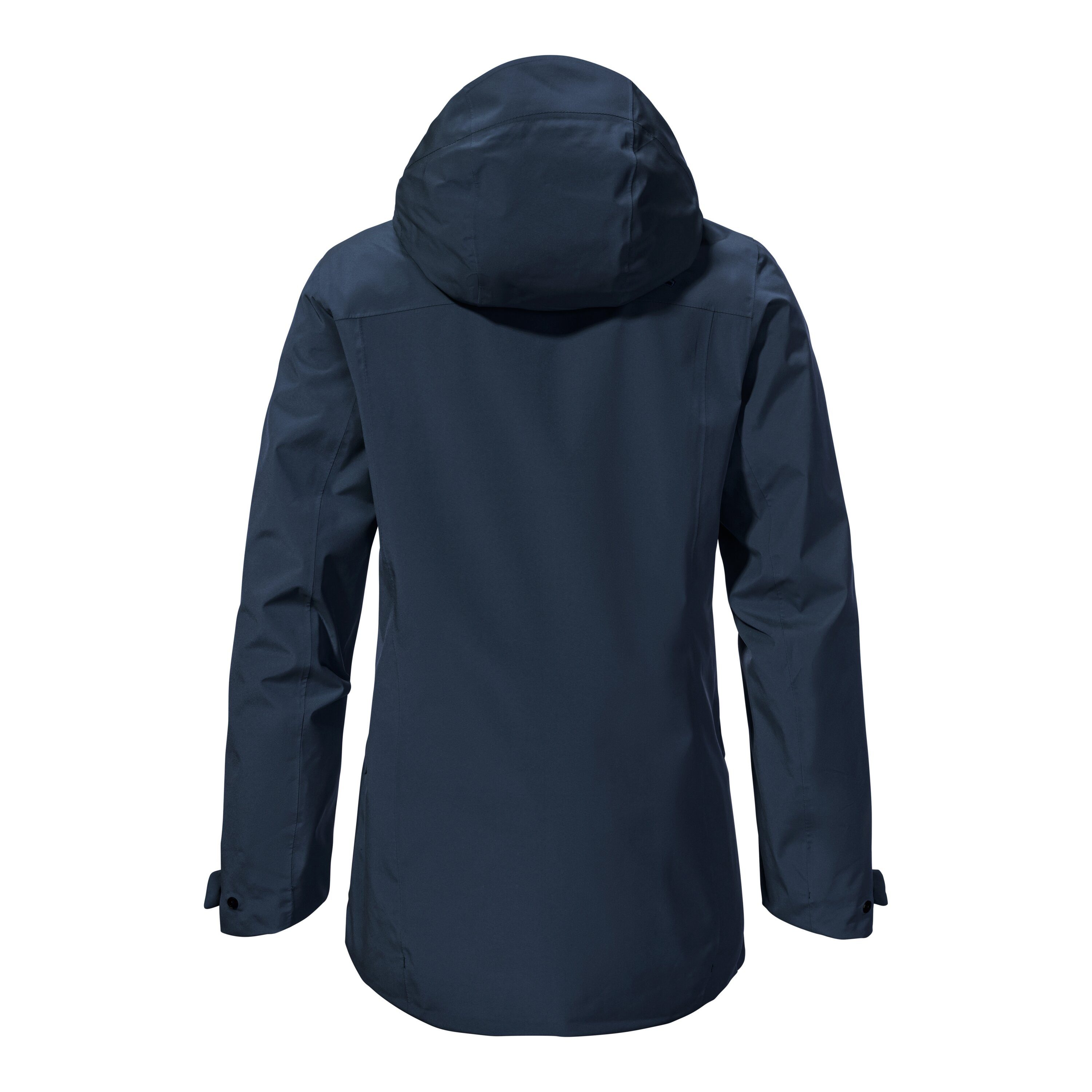 Schöffel Regenjacke CIRC Jacket Style Smue WMN Übergangsjacke für Trekking und Wandern, winddicht, wasserabweisend