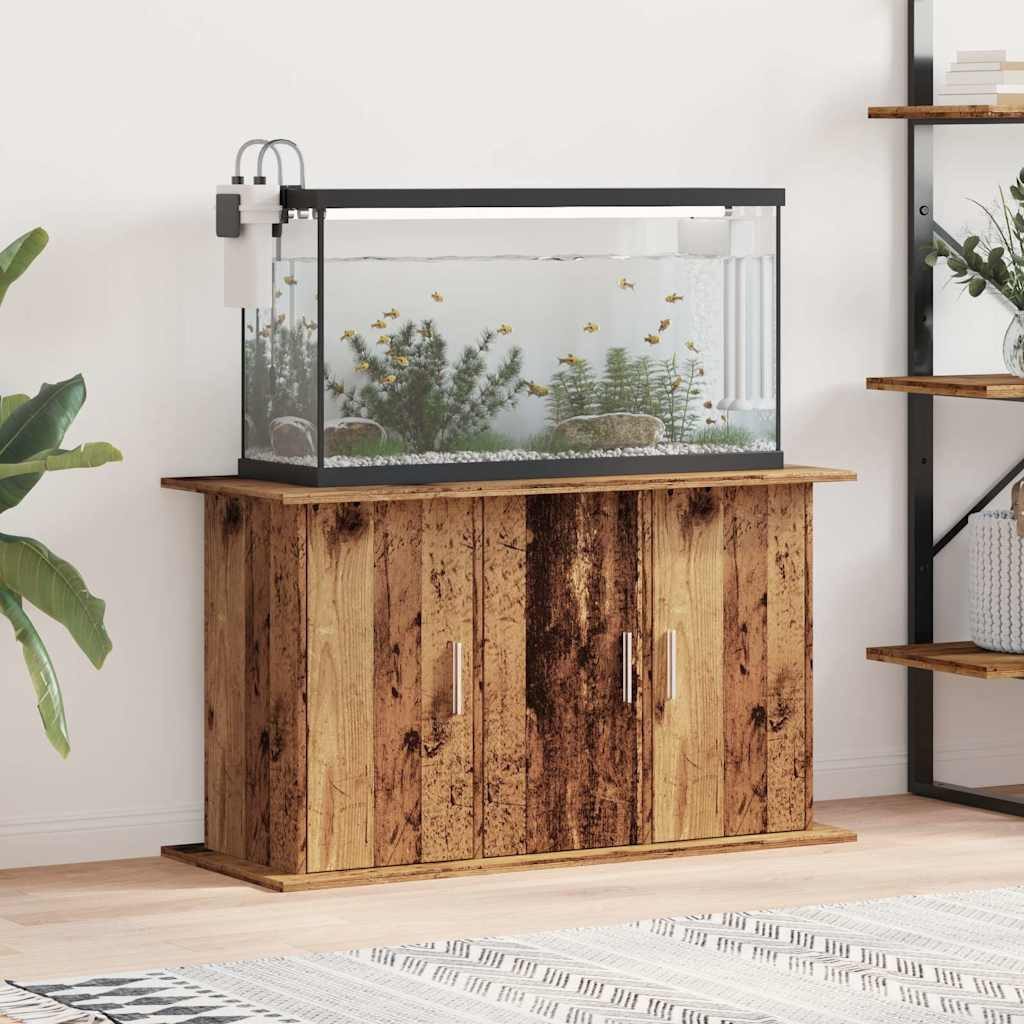 vidaXL Aquariumunterschrank 101 x 41 x 58 cm Aquariumständer Altholz-Optik 101x41x58 cm Spanplatte