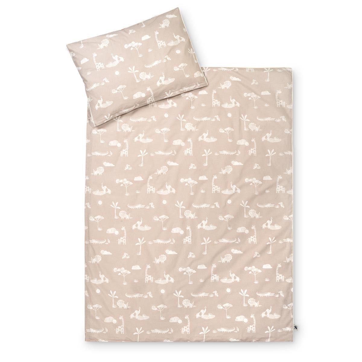 Julius Zöllner Babybettwäsche Jungle Dream Bettwäsche Organic 100x135+40x60, 2 teilig, Bettwäsche Organic 100x135+40x60