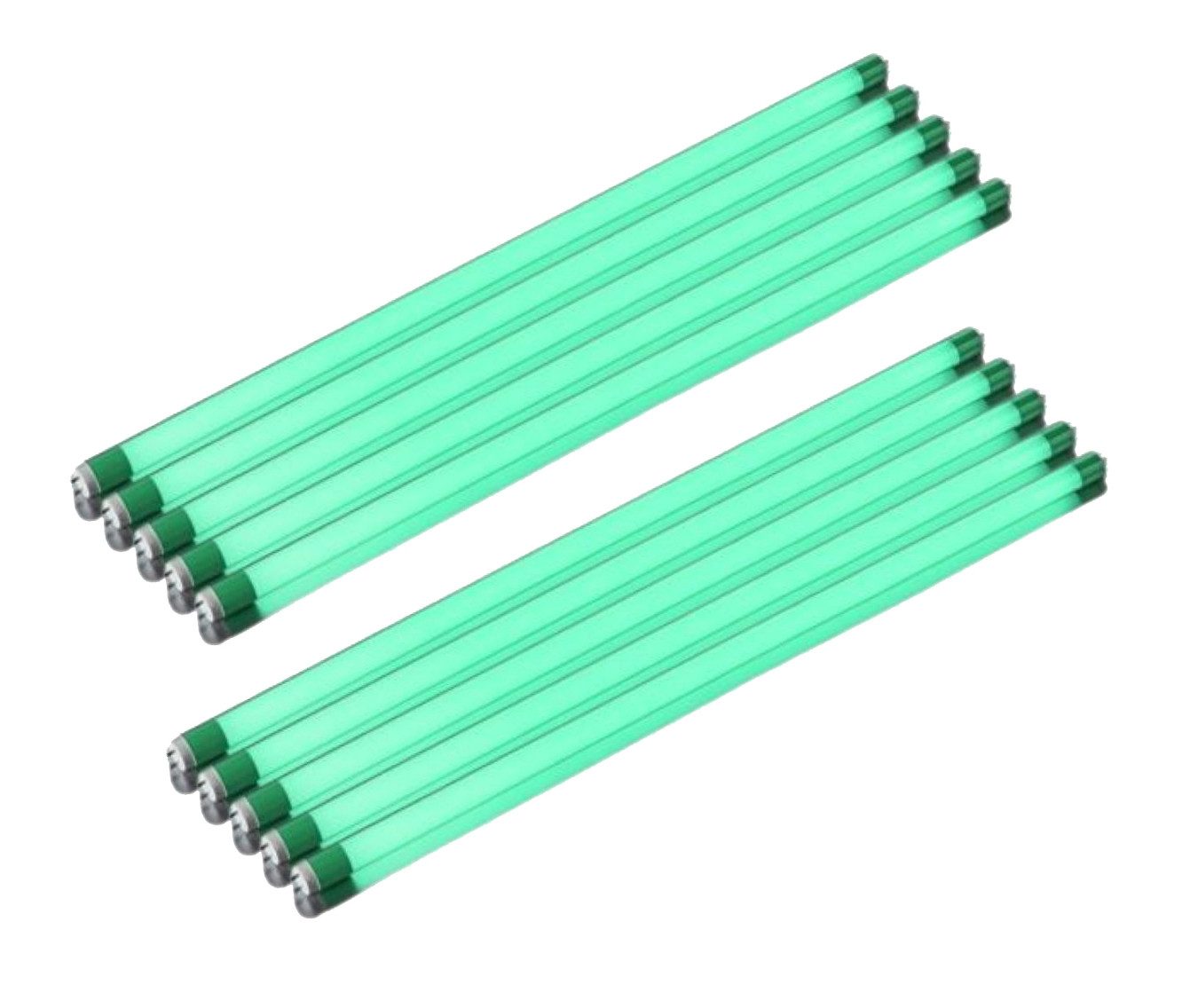 XENON LED Dekolicht 8714 LED Röhre 10erPack 230 Volt 10W T8 150cm 1000Lm Kunststoff Grün, Xenon