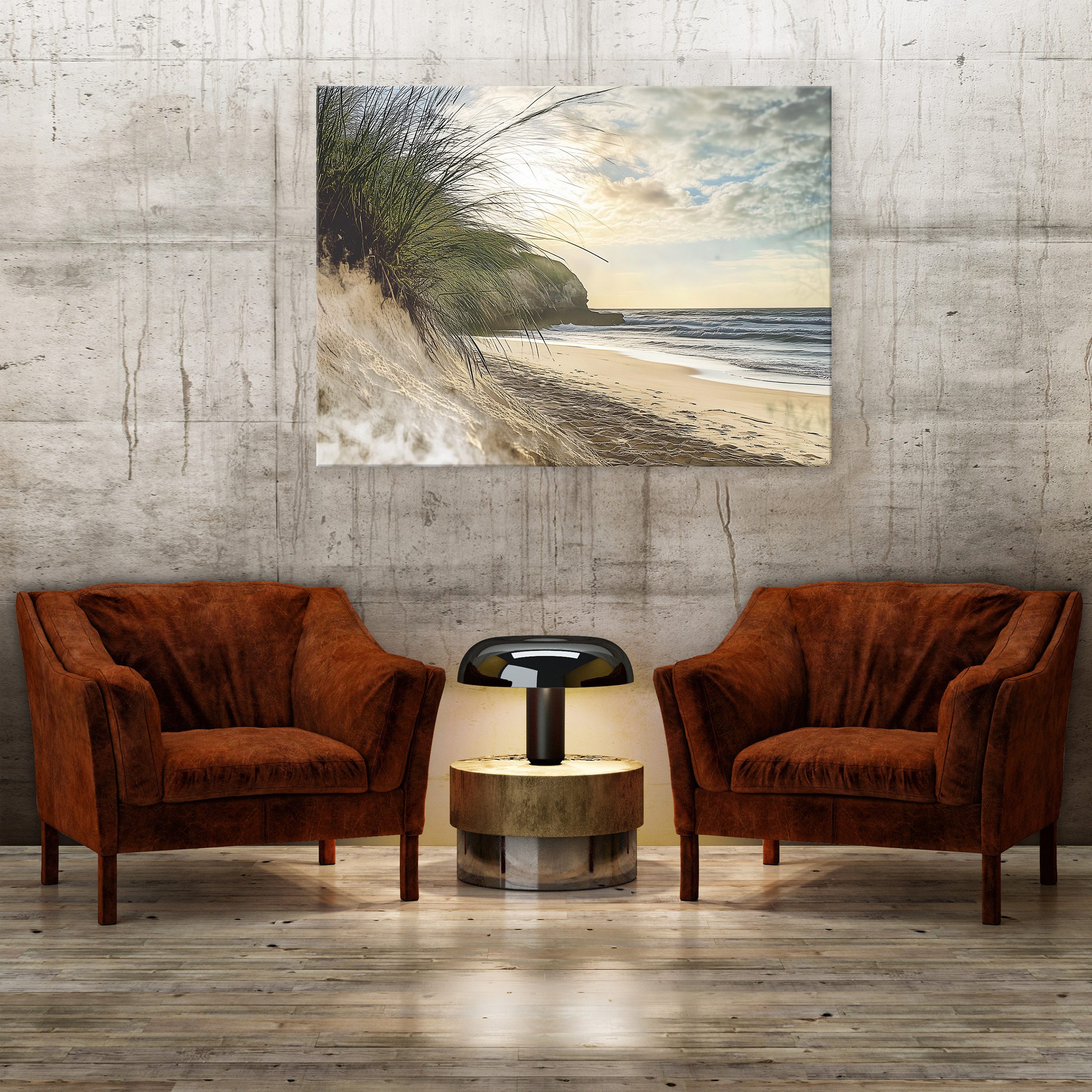 Wallarena Leinwandbild Strand Meer Natur Landschaft günstig online kaufen