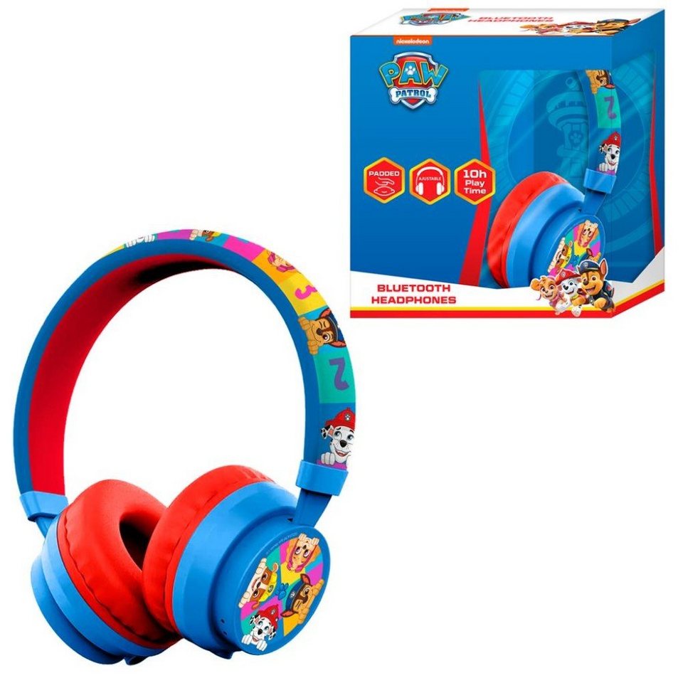 Kids Euroswan Paw Patrol bluetooth Kopfhörer mit kindersicherer Lautstärke  Kinder-Kopfhörer