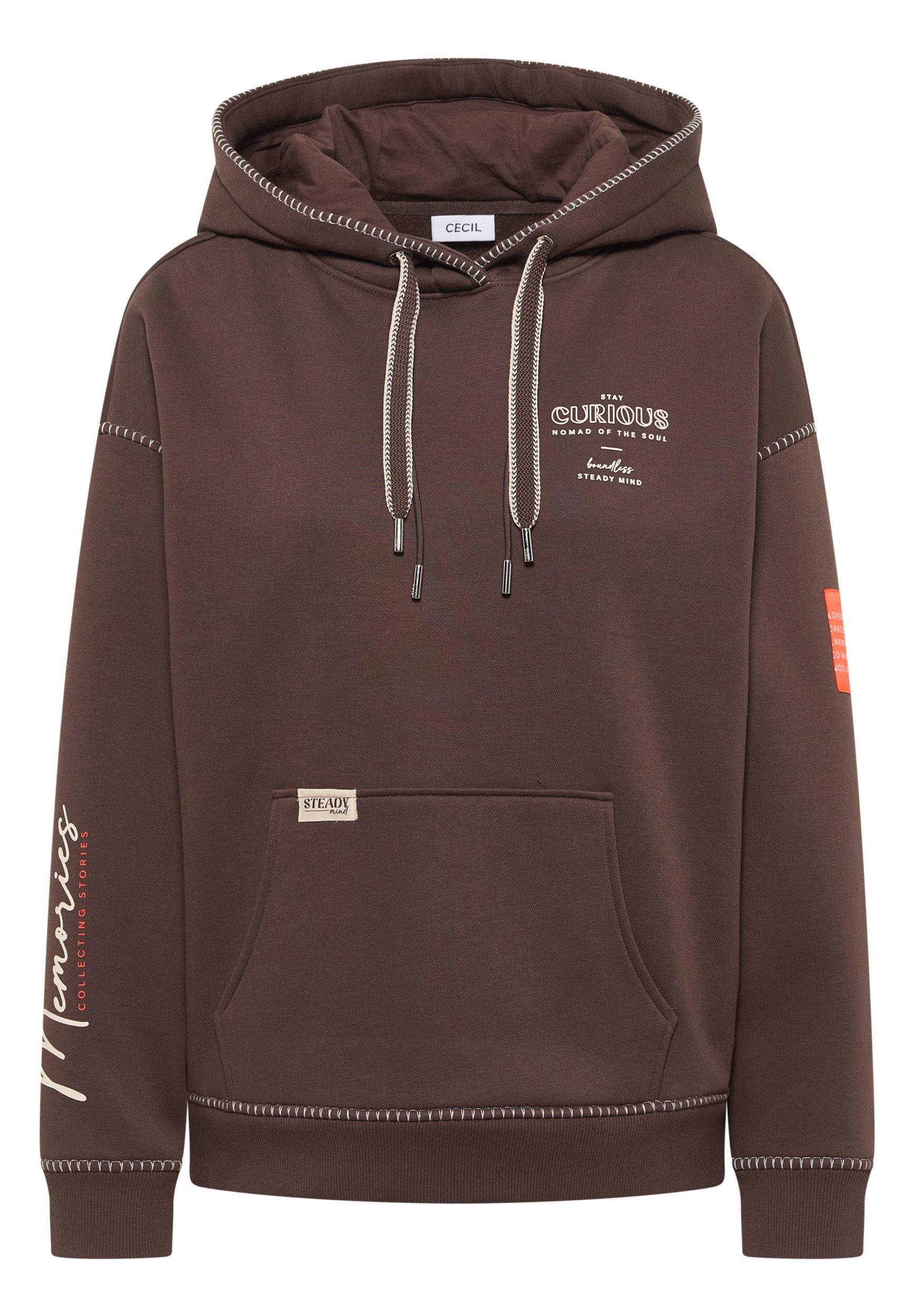 CECIL Strickpullover Sweatshirt with deco stitching günstig online kaufen