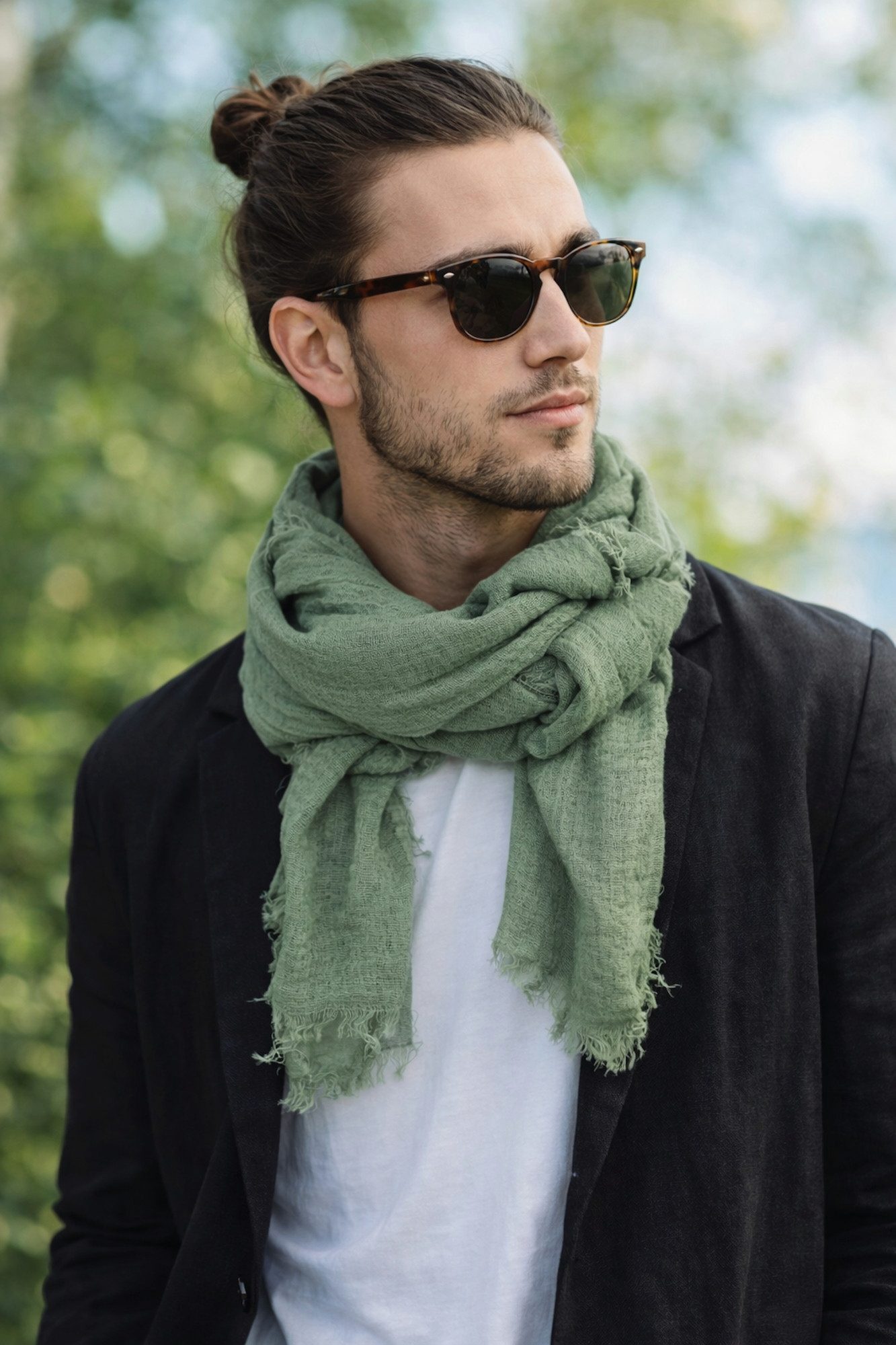 Ella Jonte Modeschal, klassischer Uni-Schal in weicher Qualität für jede Jahreszeit