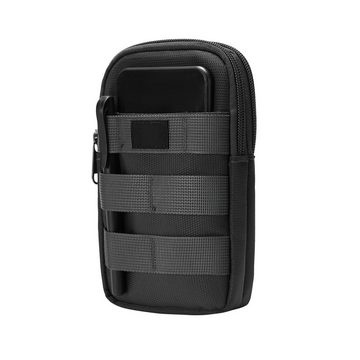 K-S-Trade Handyhülle für Xiaomi Redmi A1, Holster Gürtel Tasche Handy Tasche Schutz Hülle dunkel-grau viele