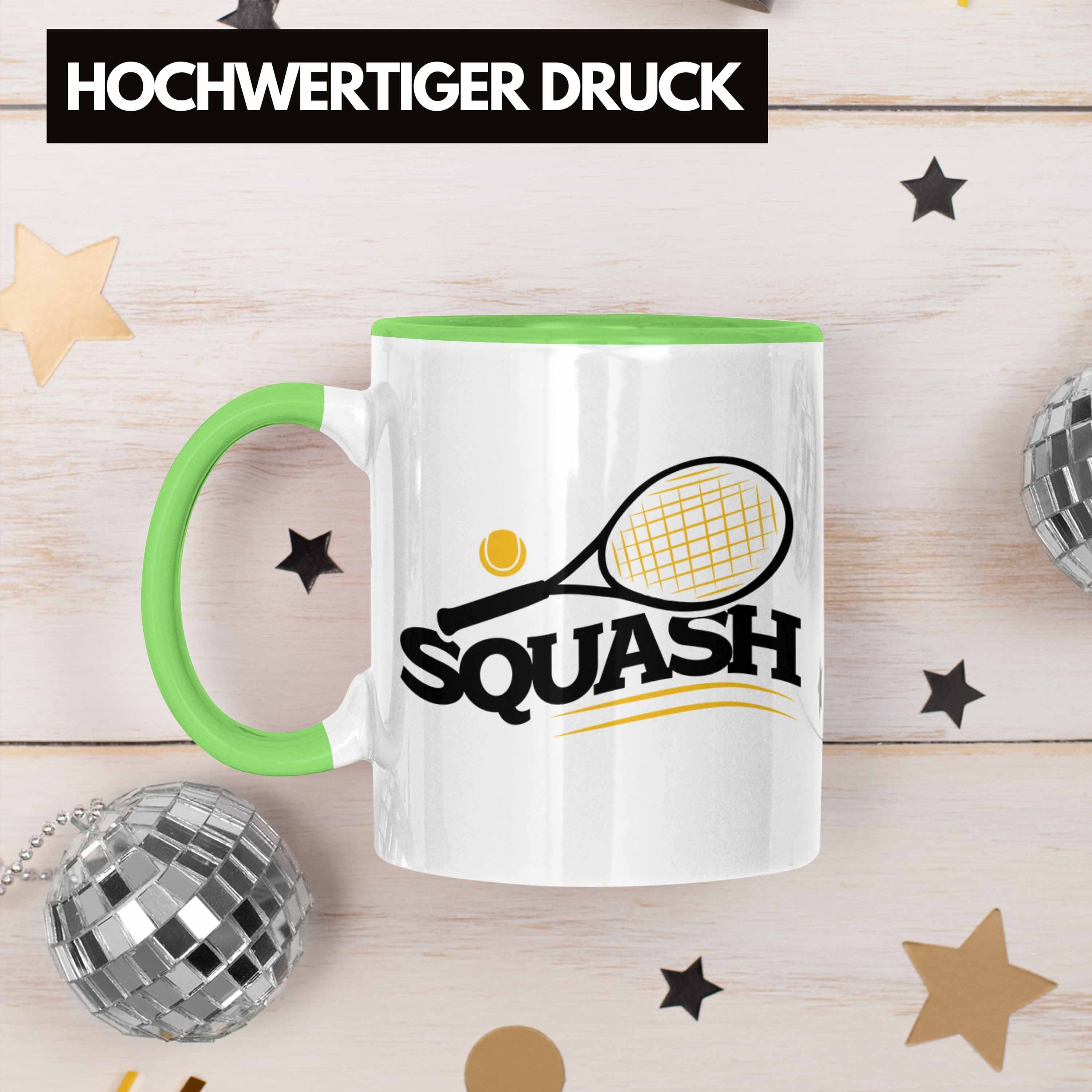 Squash-Spieler Tasse Grün Squash-Tasse für Trendation Lustige Geschenk