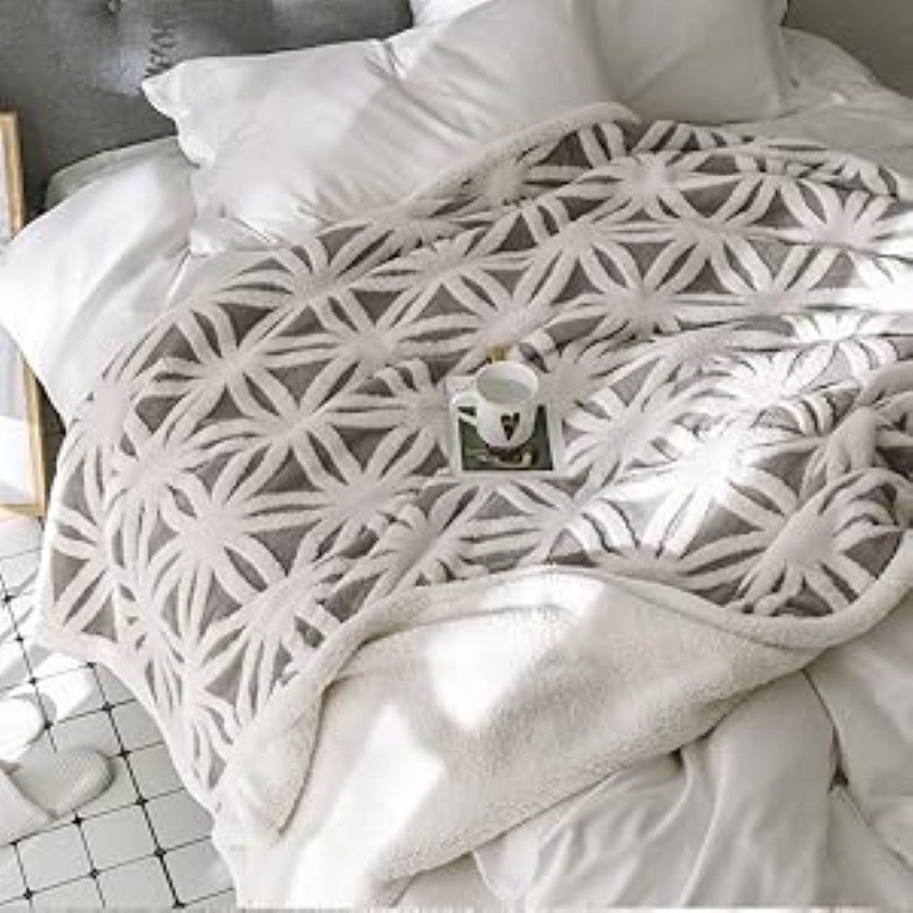 Wohndecke Premium Sherpa Kuscheldecke Weiche, warme günstig online kaufen