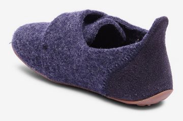 Bisgaard Bisgaard Casual Wool Hausschuh Schlupfschuh, Klettschuh mit Lammwolle gefüttert