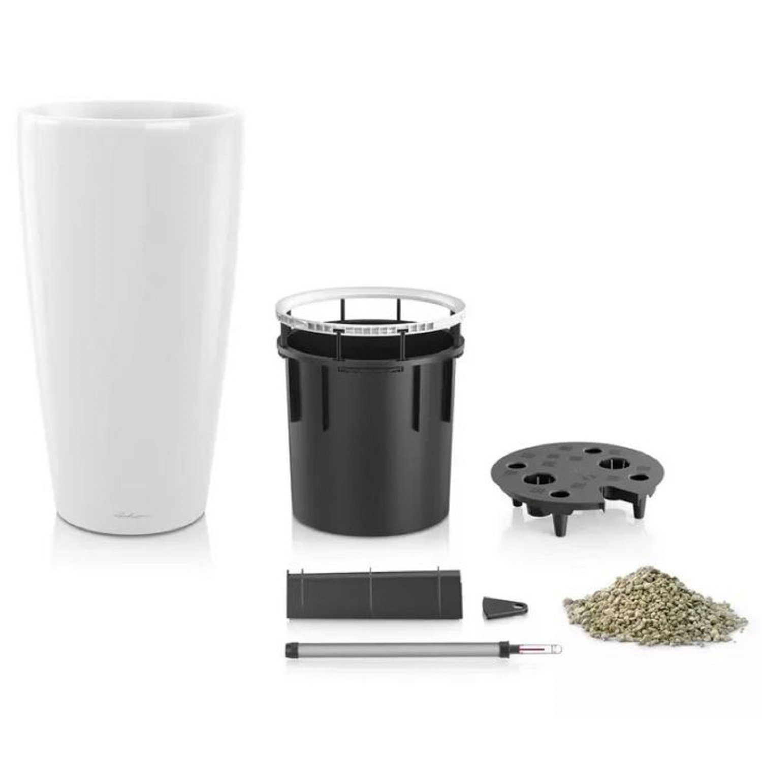 Lechuza® Blumentopf Rondo Premium 32 basaltgrau günstig online kaufen