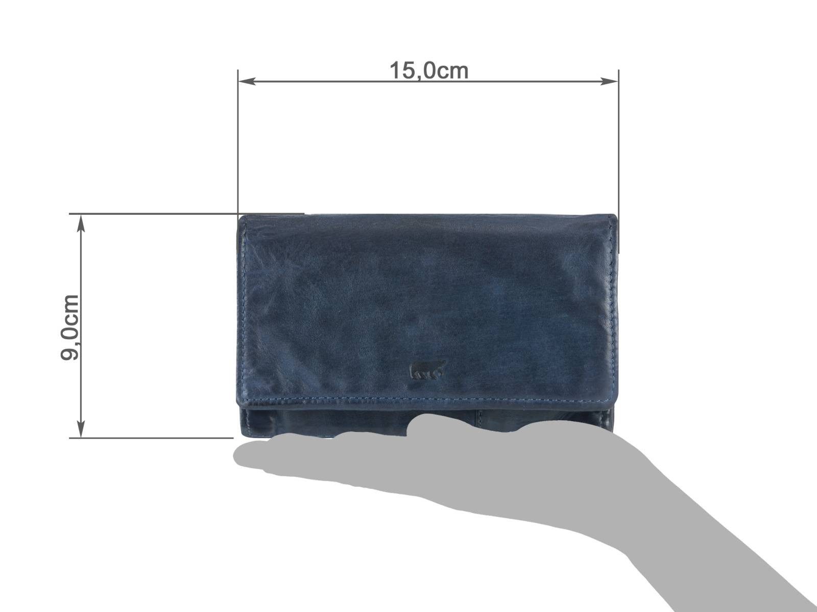 Bear Design Geldbörse "Emma" knautschiges Leder Geldbeutel Damen mit RFID S günstig online kaufen