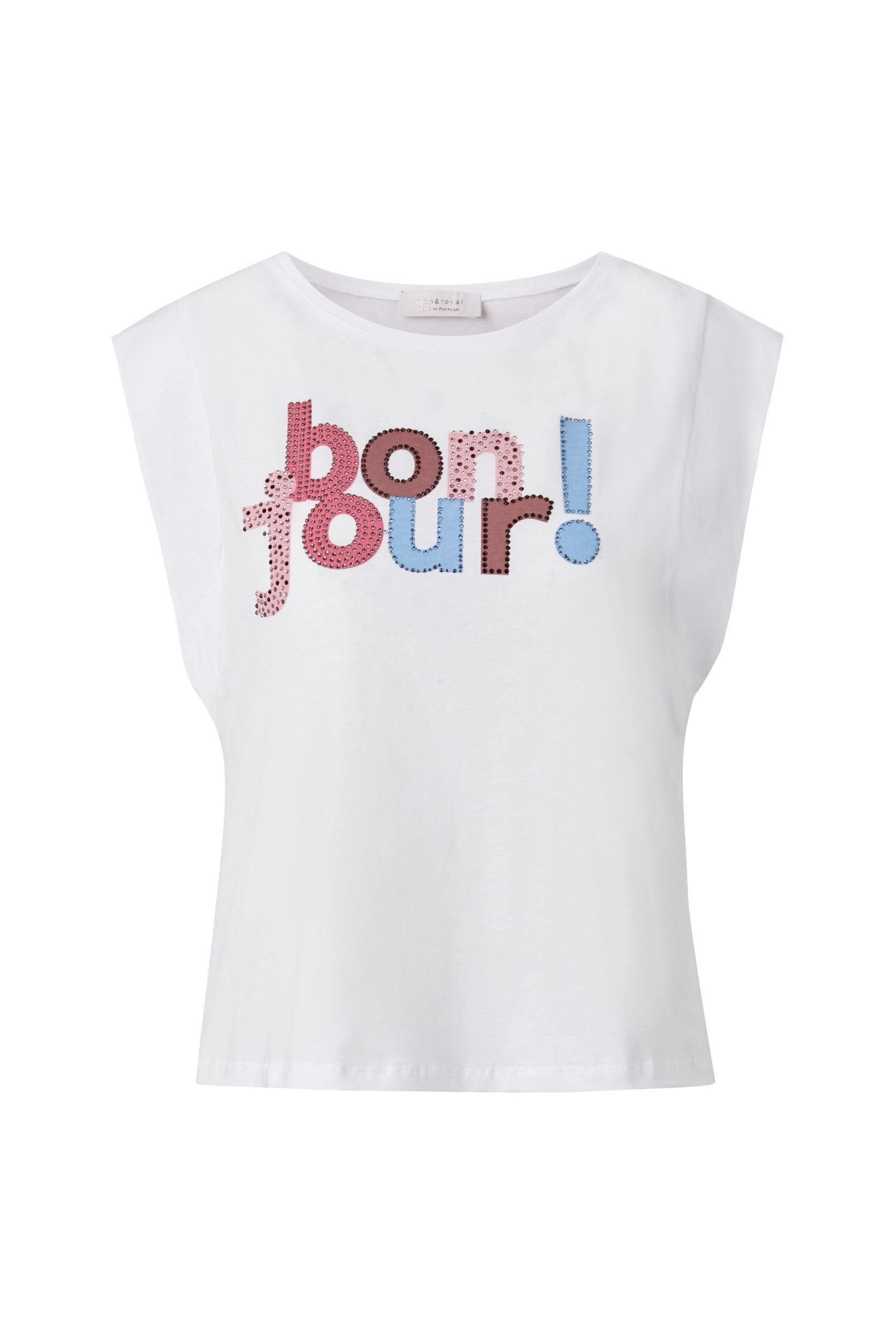 Rich & Royal T-Shirt top with print boujour! organic