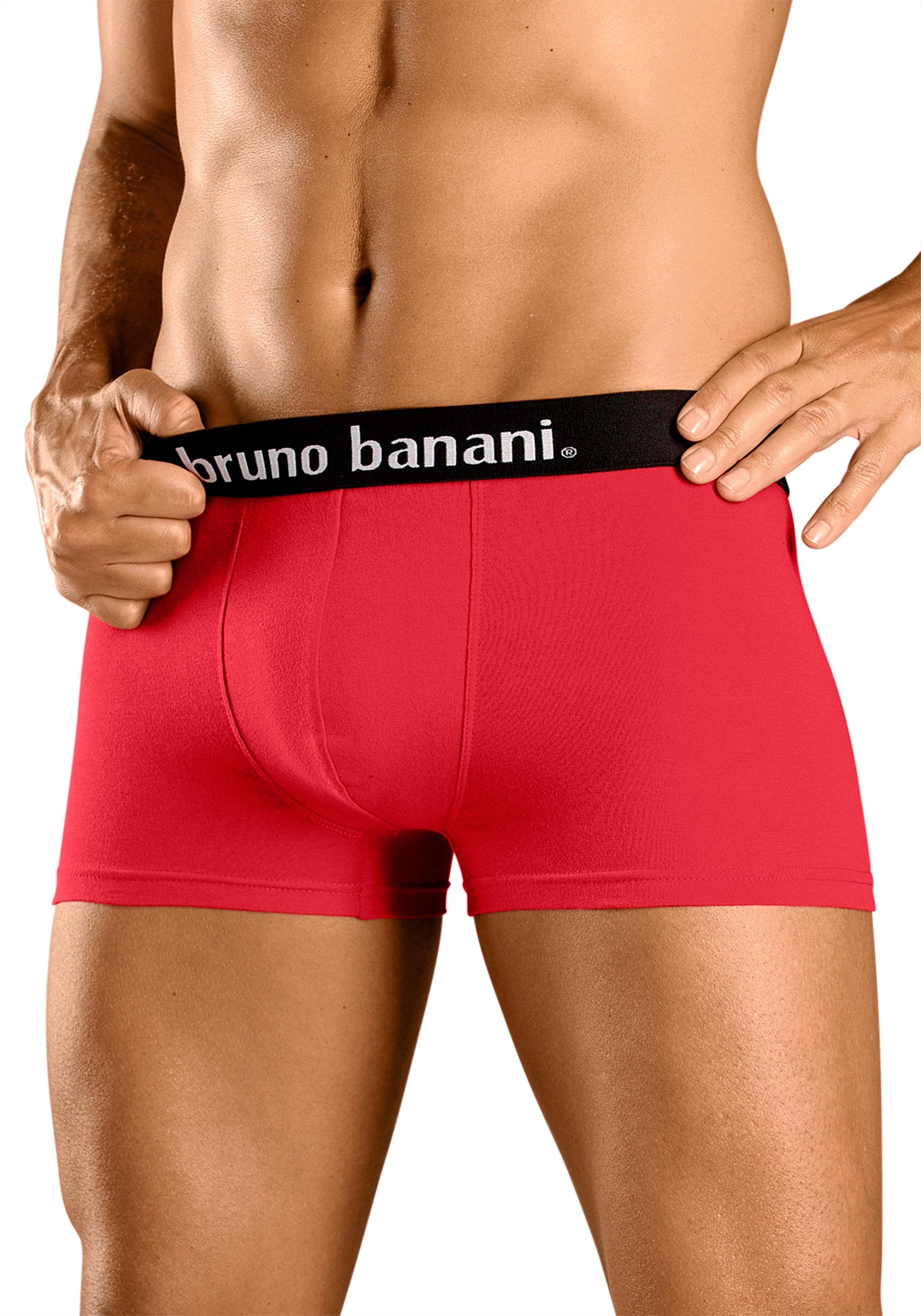 Bruno Banani Boxer Boxershorts für Herren (Packung, 4-St) mit Kontrast-Webbund – Bild 2 von 5