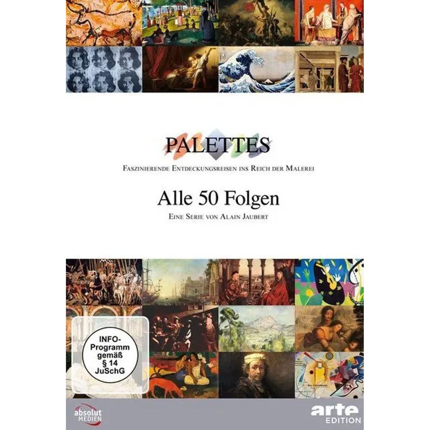 Absolut DVD PALETTES - alle 50 Folgen,17 DVDs