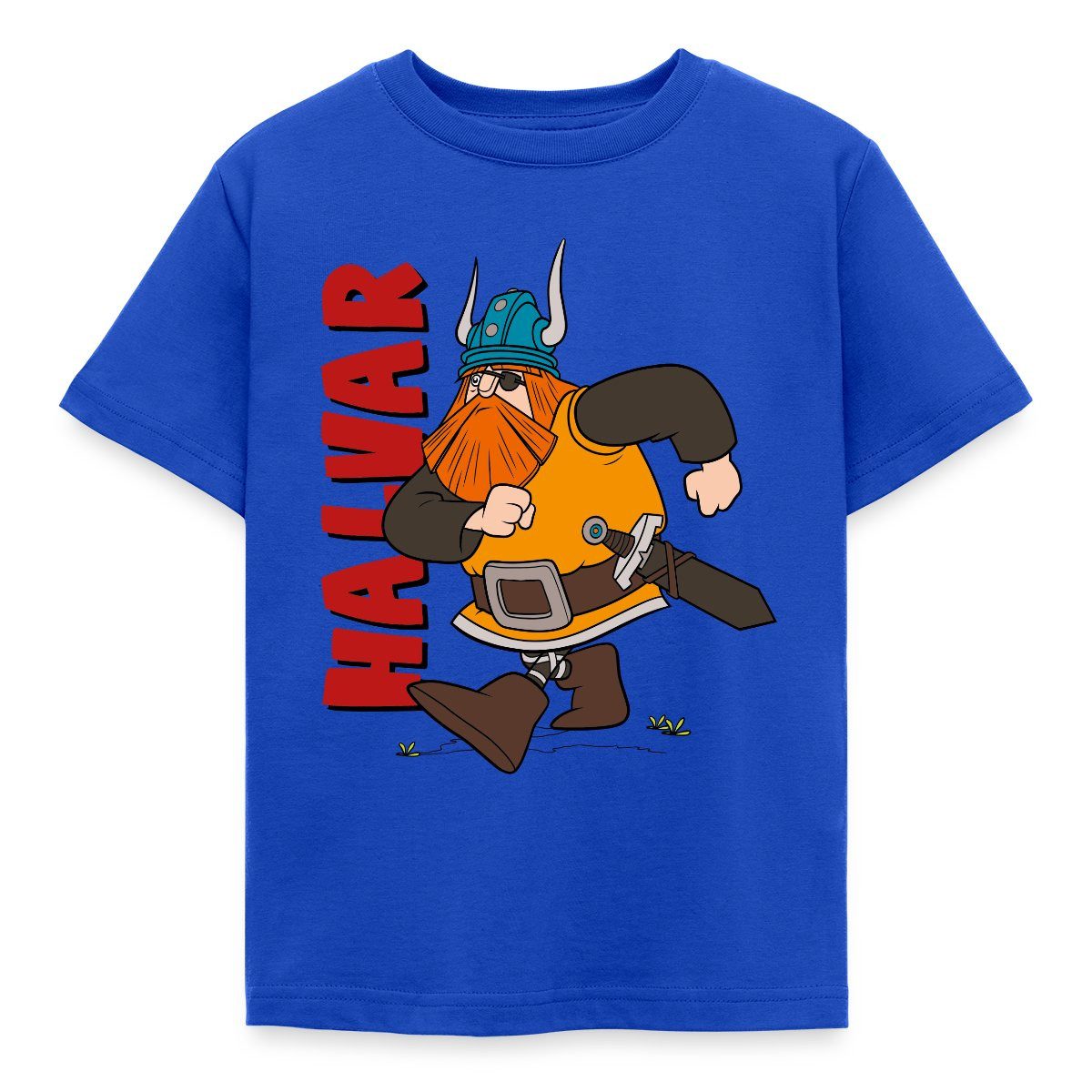 T-Shirt Wickie Und Die Starken Männer Halvar Kinder T-Shirt
