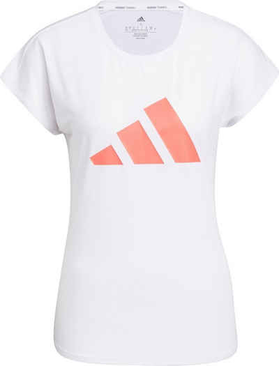 adidas Sportswear Shirtbluse 3 BAR TEE WHITE/SEMTUR