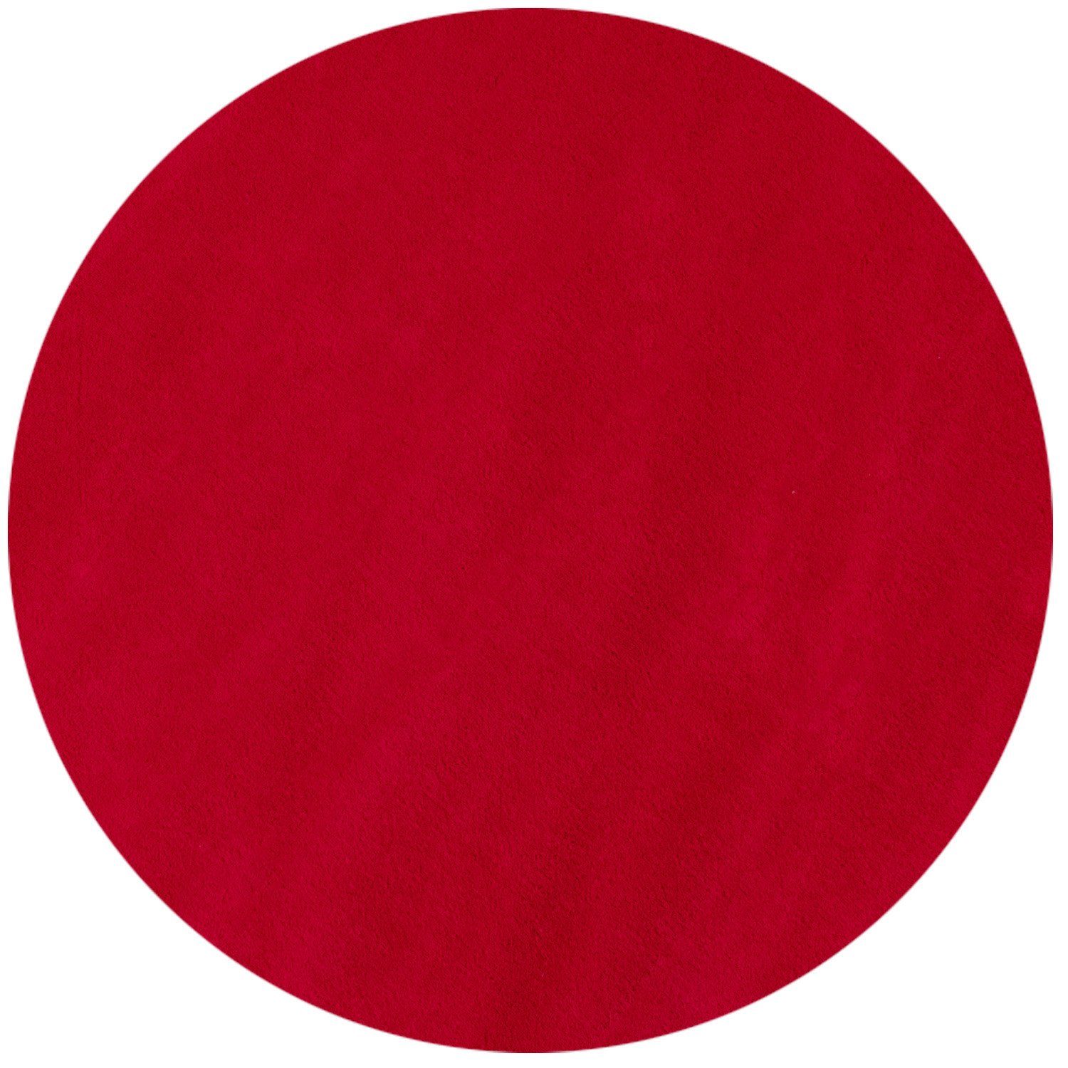 Ayyildiz Teppiche Teppich SKY 5400, auch als Läufer und in Rund erhältlich, rund, Höhe: 7 mm, besonders weich, Softflor, waschbar, rutschfest, uni, Wohnzimmer
