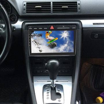 GABITECH 9 Zoll Android 13 Autoradio GPS Navi für Audi A4 S4 RS4 B6 B7 RNS-E Einbau-Navigationsgerät