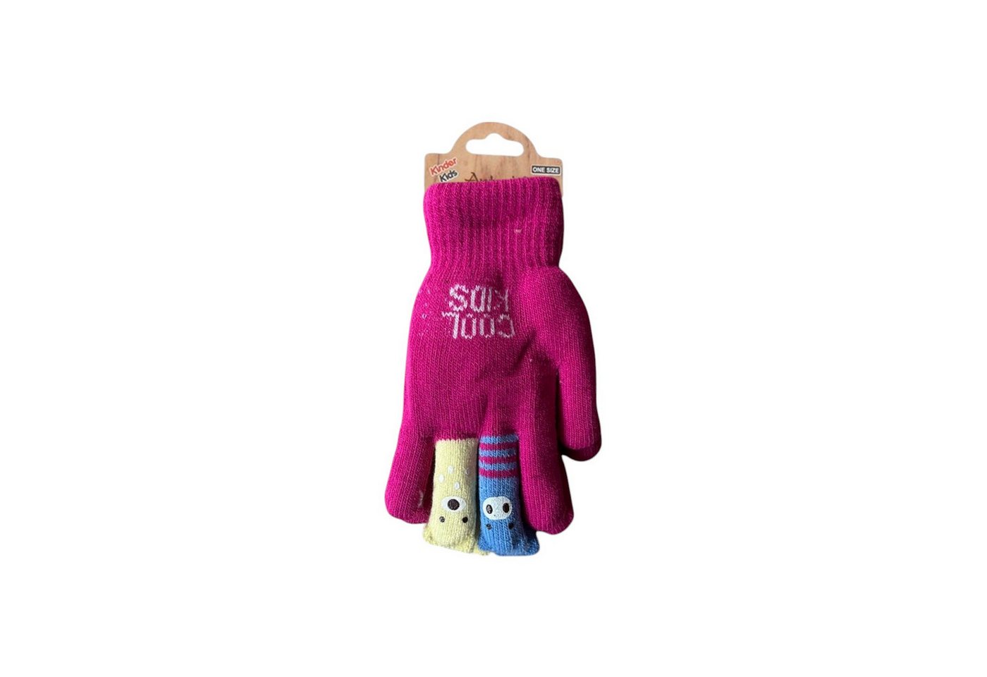 VewoTex Strickhandschuhe Kinder Winter Handschuhe » Kinderhandschuhe mit Tier Fingern (1 Paar, 2-St., 1 Paar) » Fingerhandschuhe » teilweise mit Teddyfutter