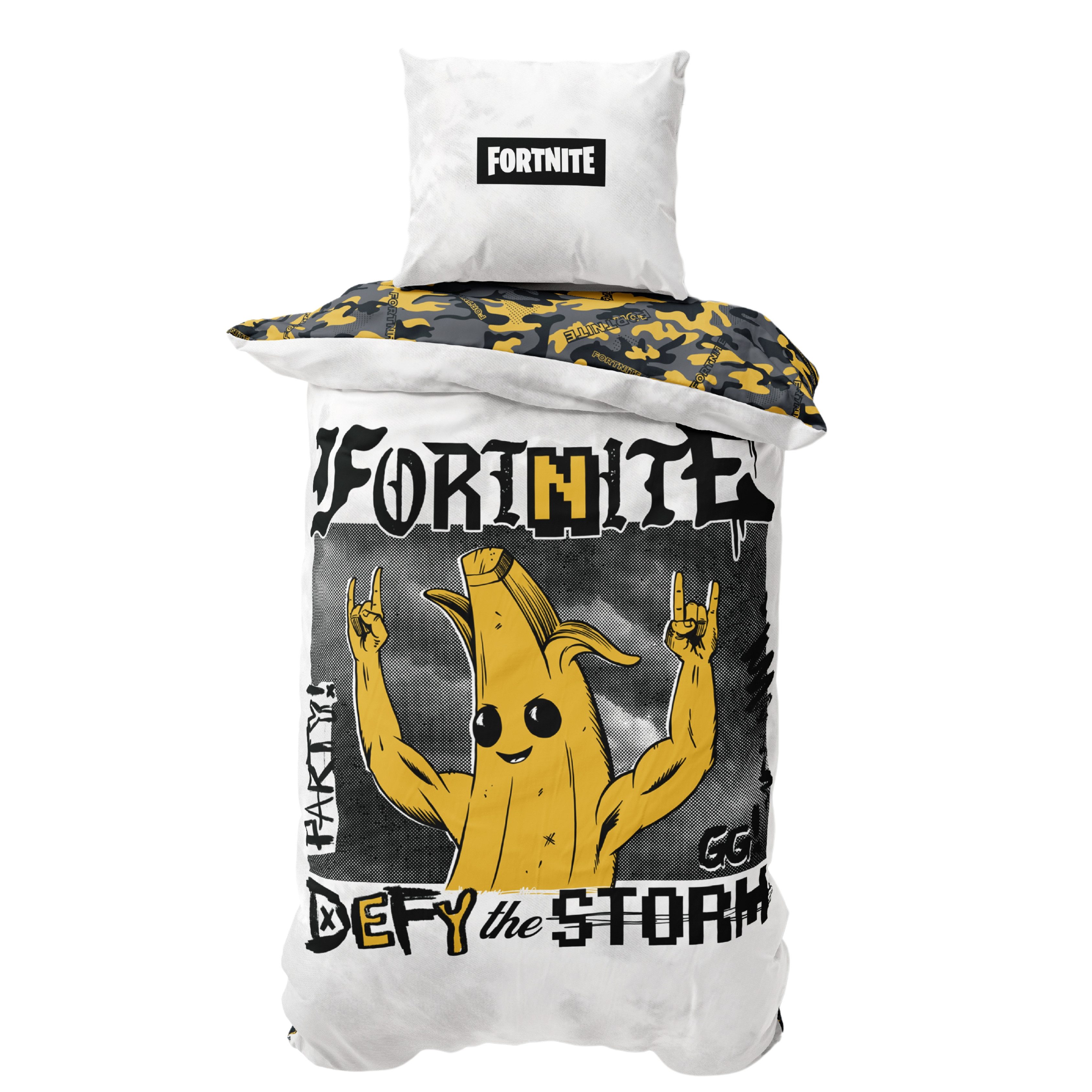 MTOnlinehandel Bettwäsche Fortnite Defy, 135x200 + 80x80 cm, Geschenk für G günstig online kaufen