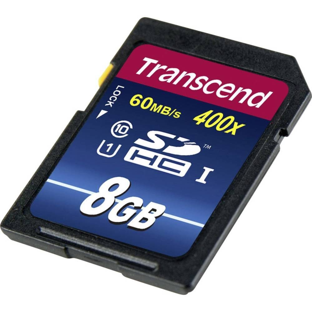 Transcend SDHC Karte 8GB Premium Class 10 UHS-I TS8GSDU1 Speicherkarte