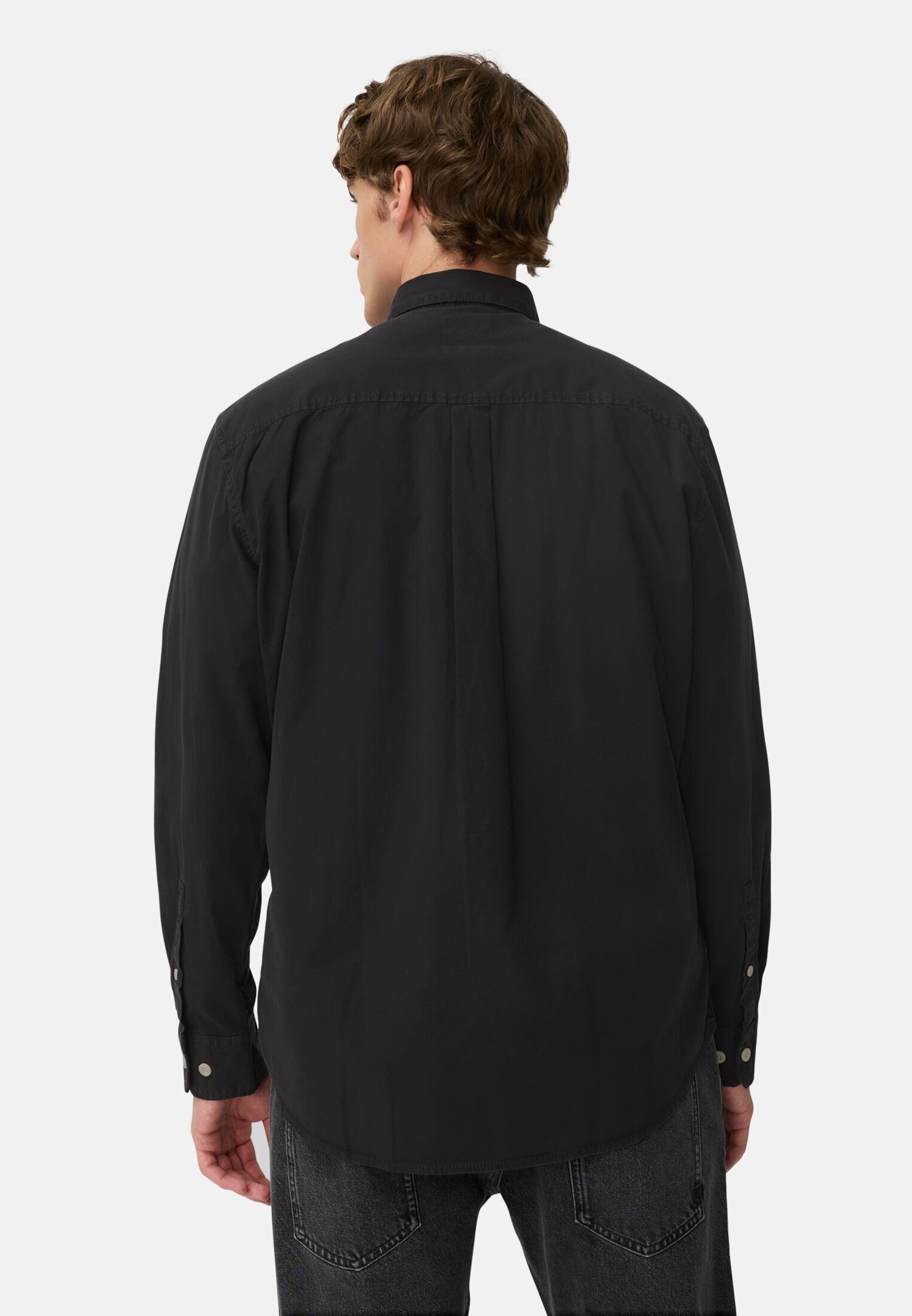 camel active Langarmhemd mit Button-Down Kragen Langarm Button-Down Button- günstig online kaufen