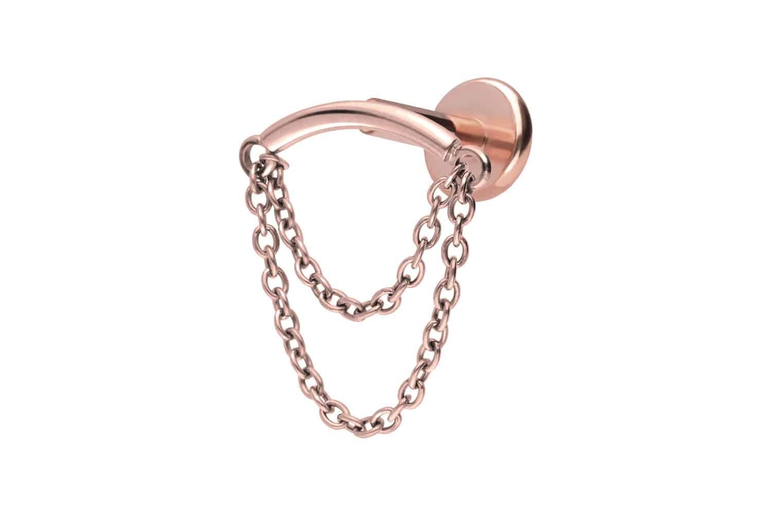 PIERCINGLINE Piercing-Set Titan Labret mit Push günstig online kaufen