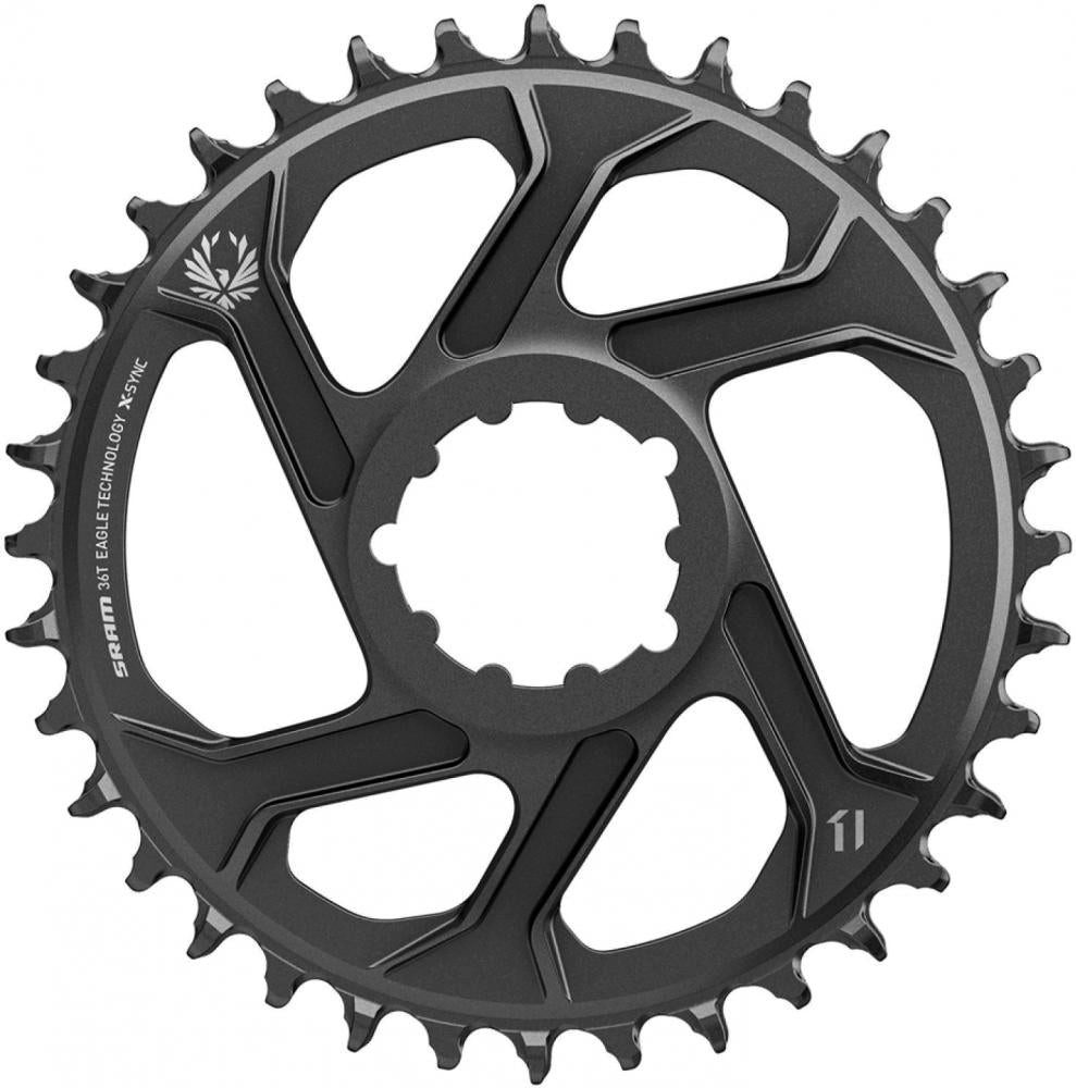 Kettenschaltung SRAM Kettenblatt X-Sync 2 SL Eagle 36T 3mm Offset schwarz - Carbon MTB