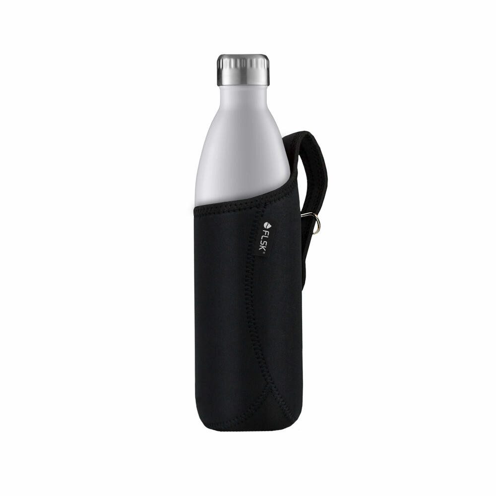 FLSK Trinkflasche Neoprentasche BLCK für 1 L