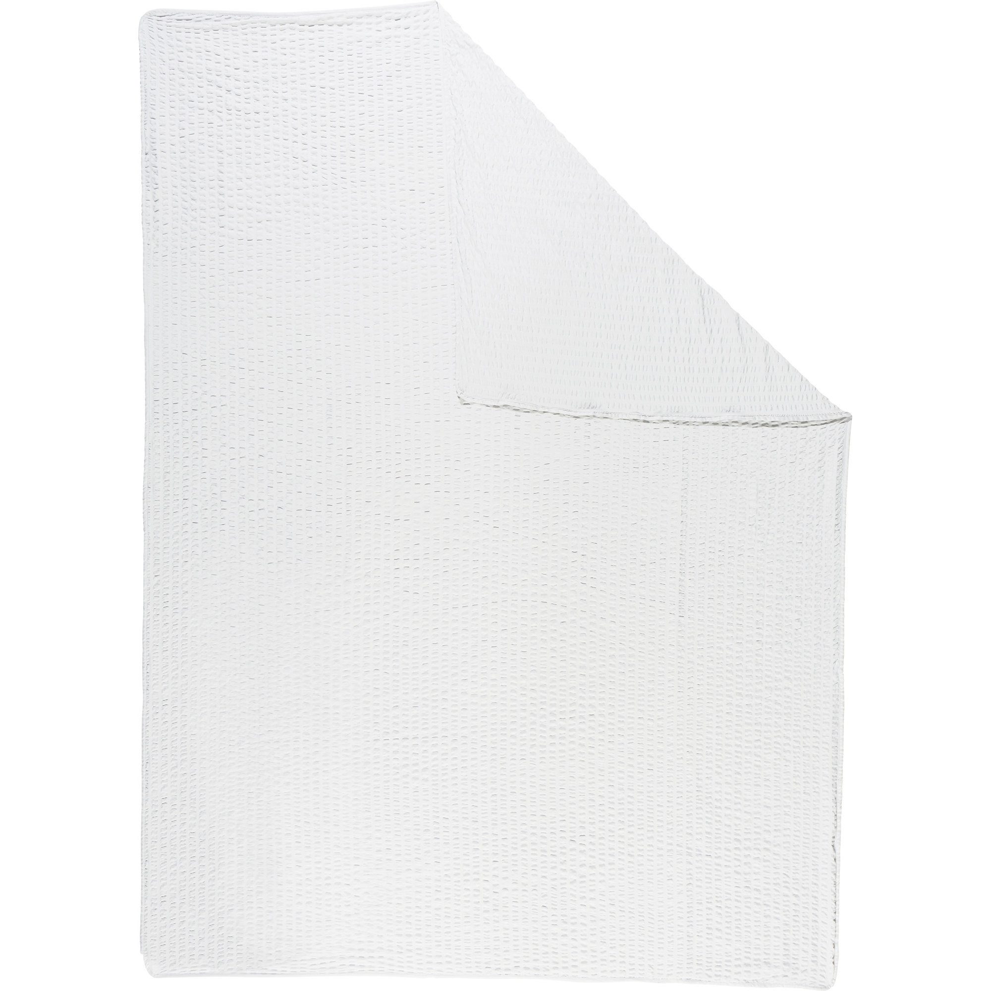 Wohndecke Sommerdecke "Detroit" 2er-Pack, REDBEST, Microfaser-Seersucker Uni – Bild 2 von 3