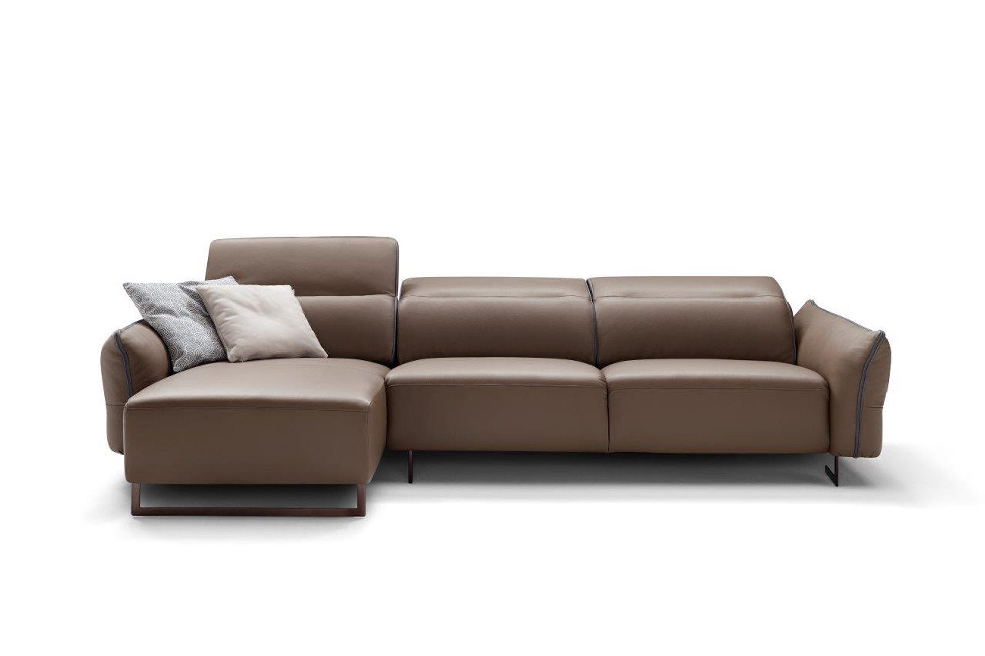 moebeloutlet.de Ecksofa Milano Leder Ecksofa, Echtleder