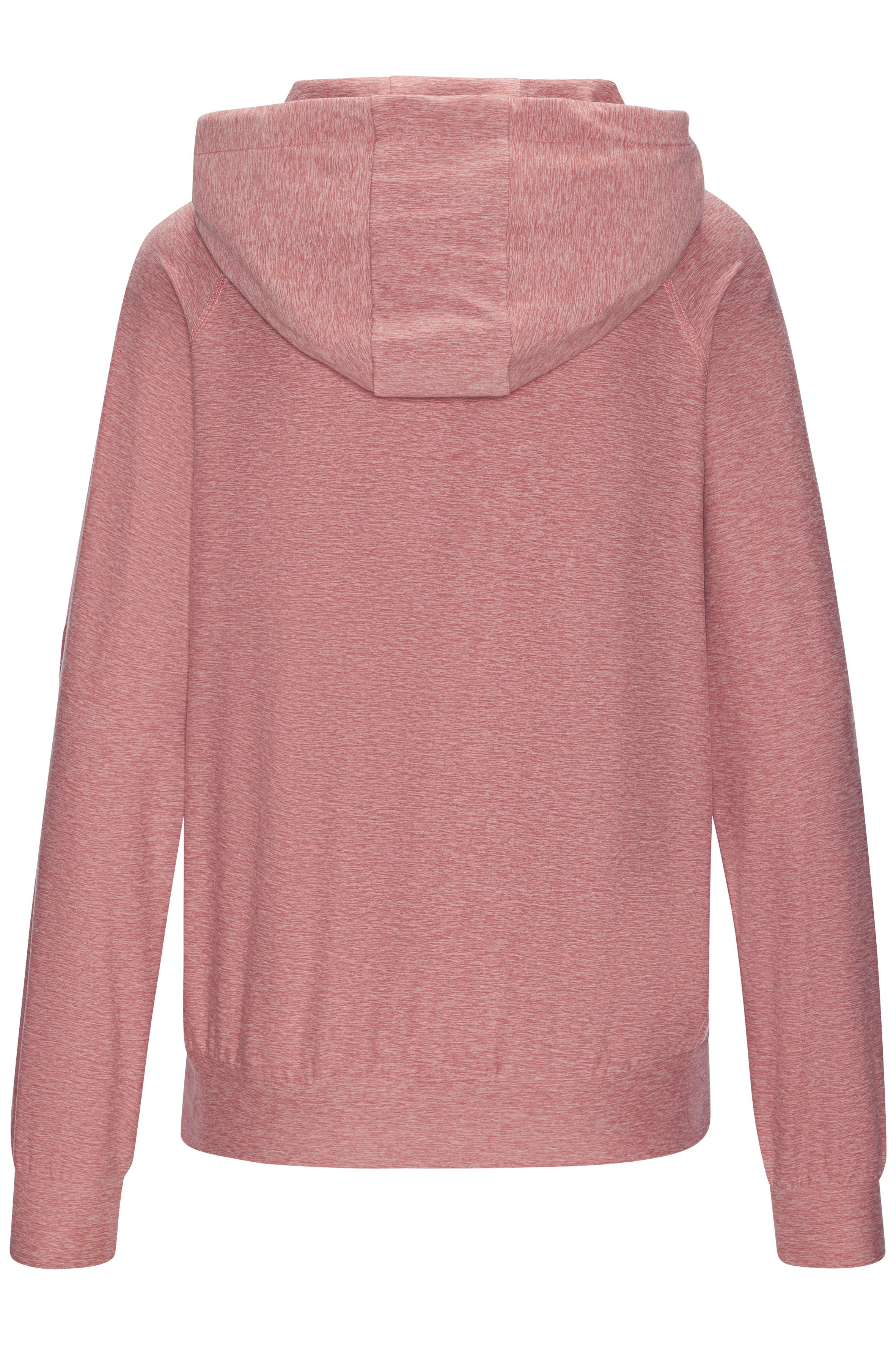 Vivance Active by Lascana Kapuzensweatjacke mit geteilte Kängurutasche, Home-und Loungewear-Serie – Bild 4 von 5