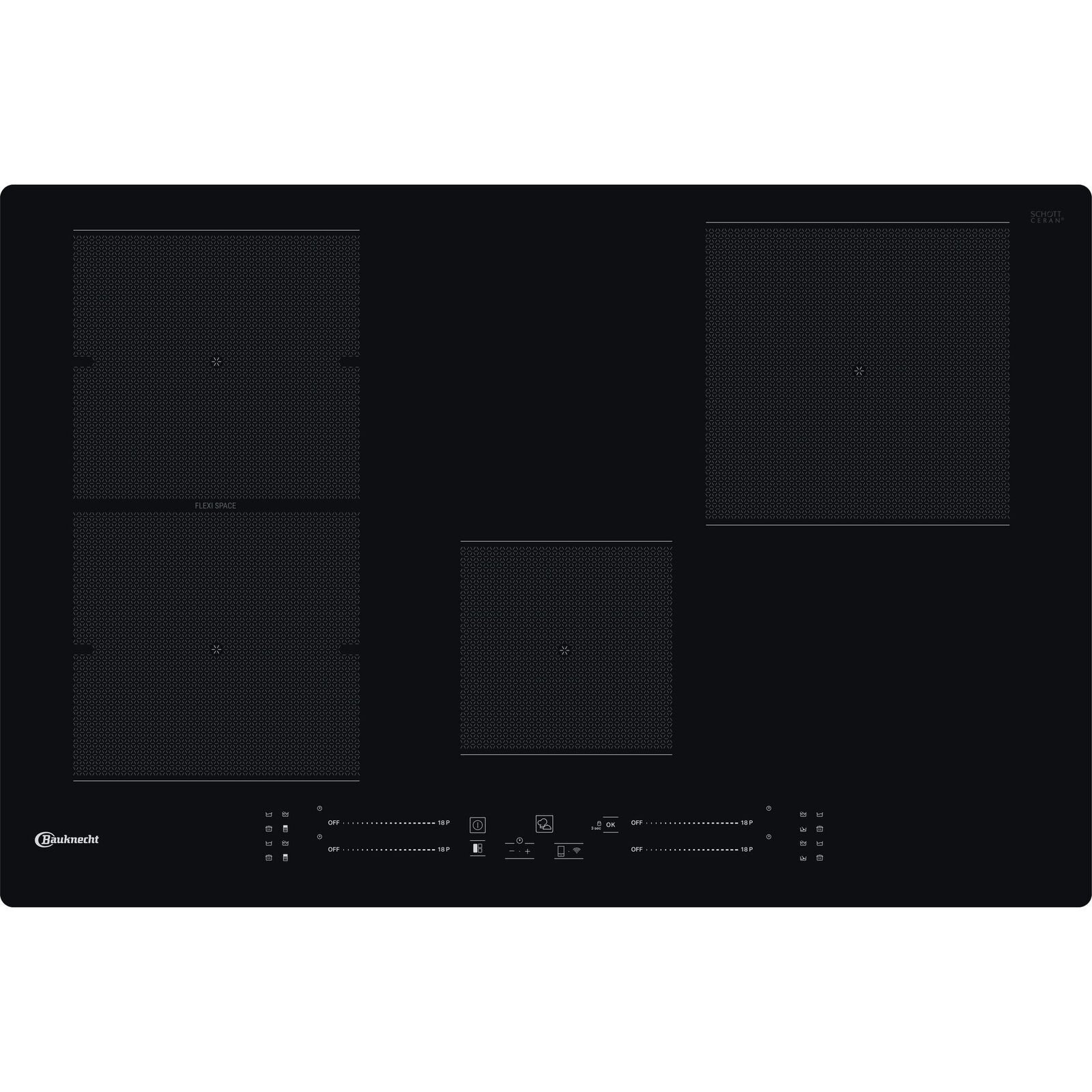 Induktions-Kochfeld BS 7277F NE Induktions-Kochfeld autark 77cm