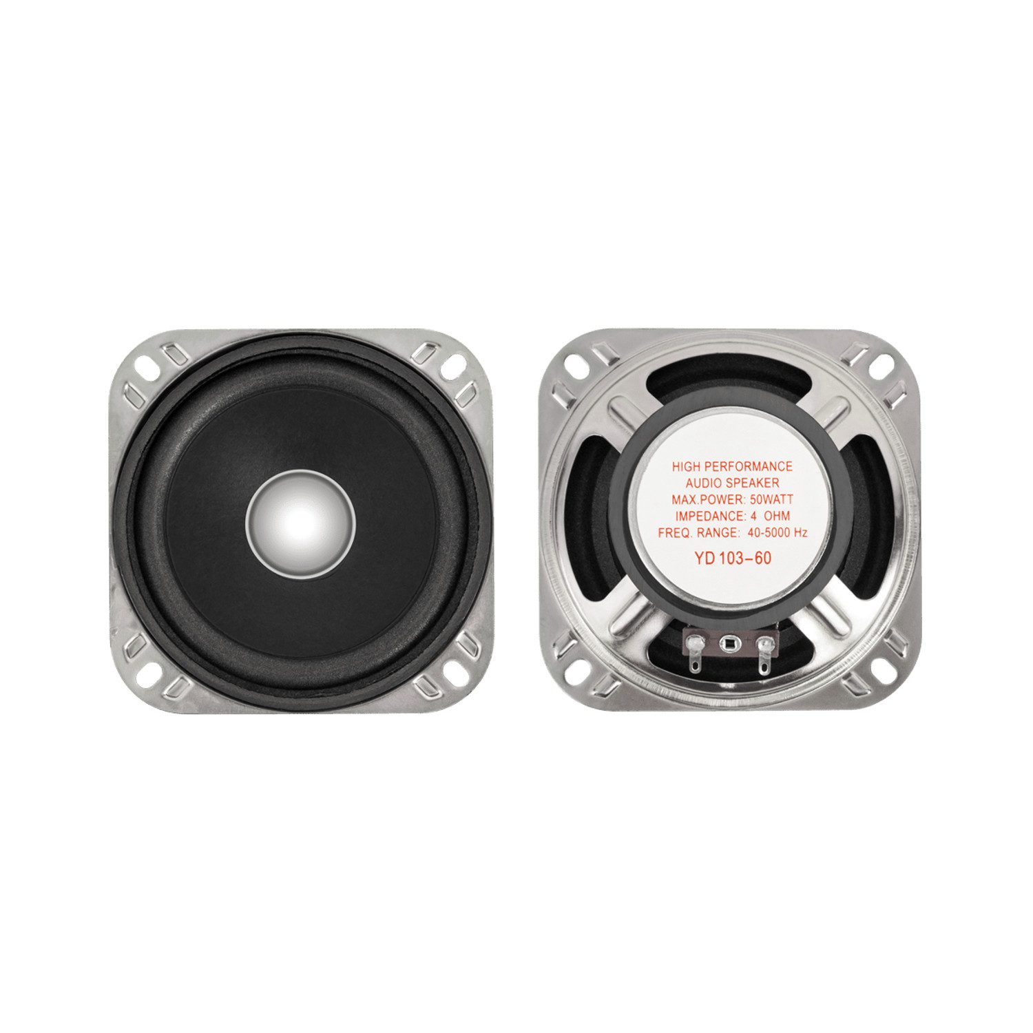 Lechpol 20W Breitband-Lautsprecher YD103-60-4ohm Aufbaulautsprecher