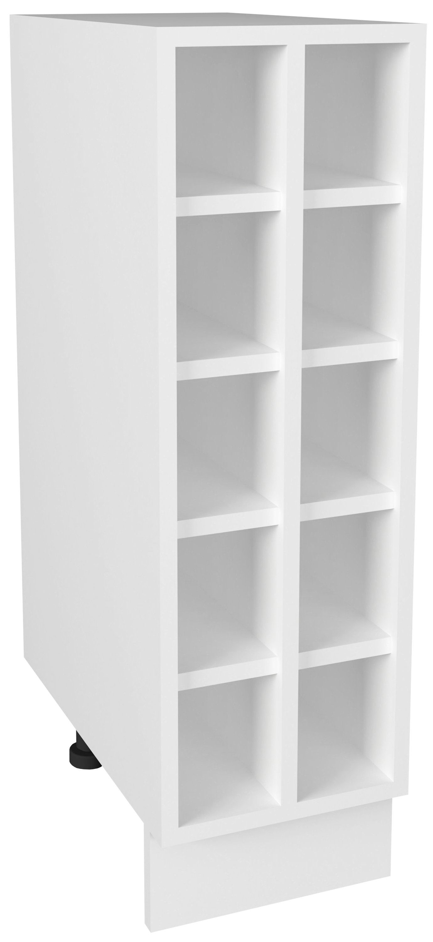 VCM Unterschrank Küchenschrank Esilo H. 82 x B. 25 x T. 44 cm Küchenregal für Flaschen, Badschrank