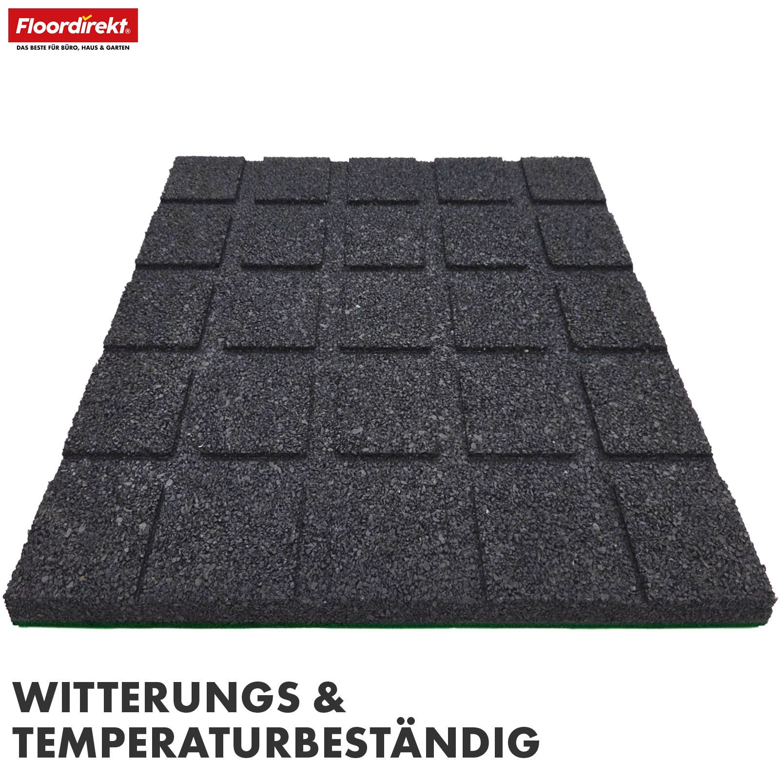 Floordirekt Outdoor-Bodenplatte Fallschutzmatte Play Protect, Bodenschutzma günstig online kaufen