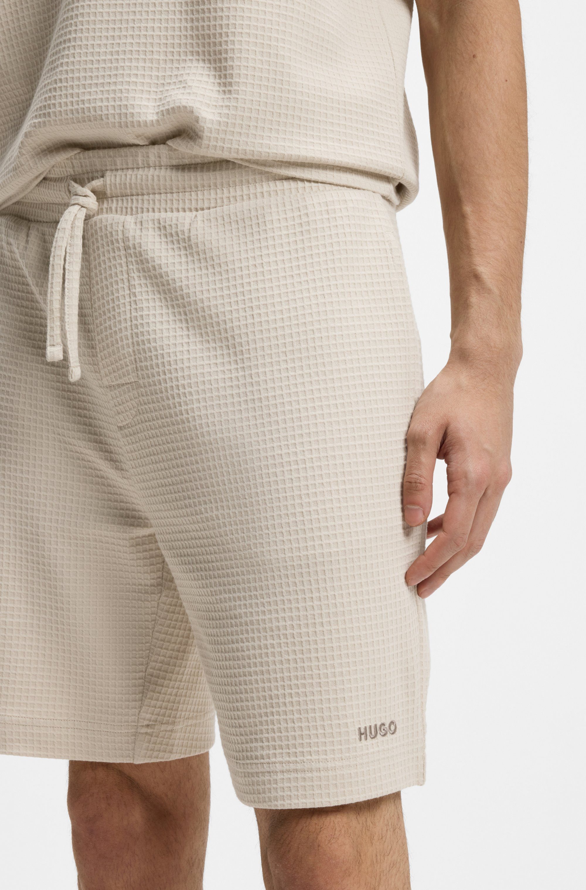 HUGO Pyjamashorts Austin Short mit Tunnelzug