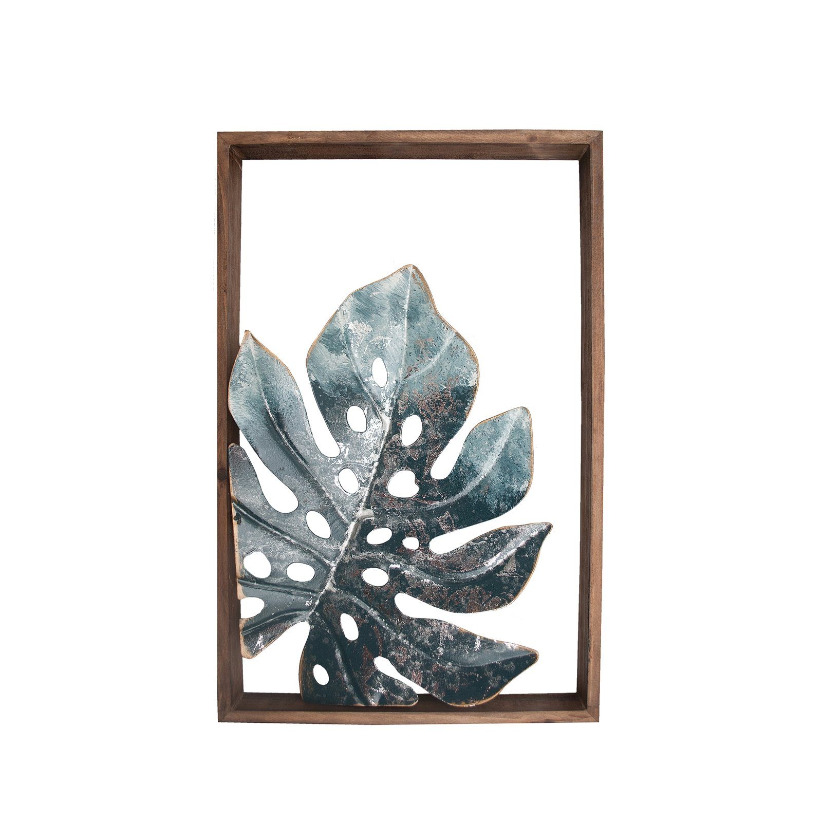 NTK-Collection Wanddekoobjekt Wanddeko Blatt Monstera (Stück, 1 St) günstig online kaufen