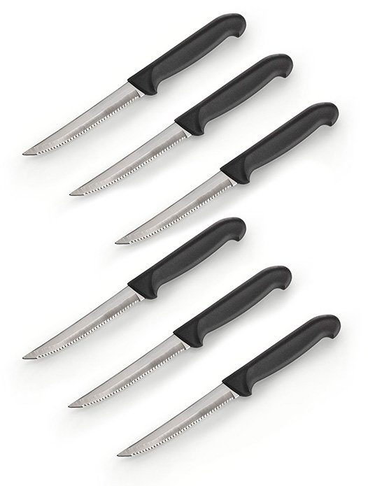 Blades, Buddy mit 6-teilig Allzweckmesser Buddy's Rechts-/Linkshänder, Stahl, rostfreier für Wellenschliff,