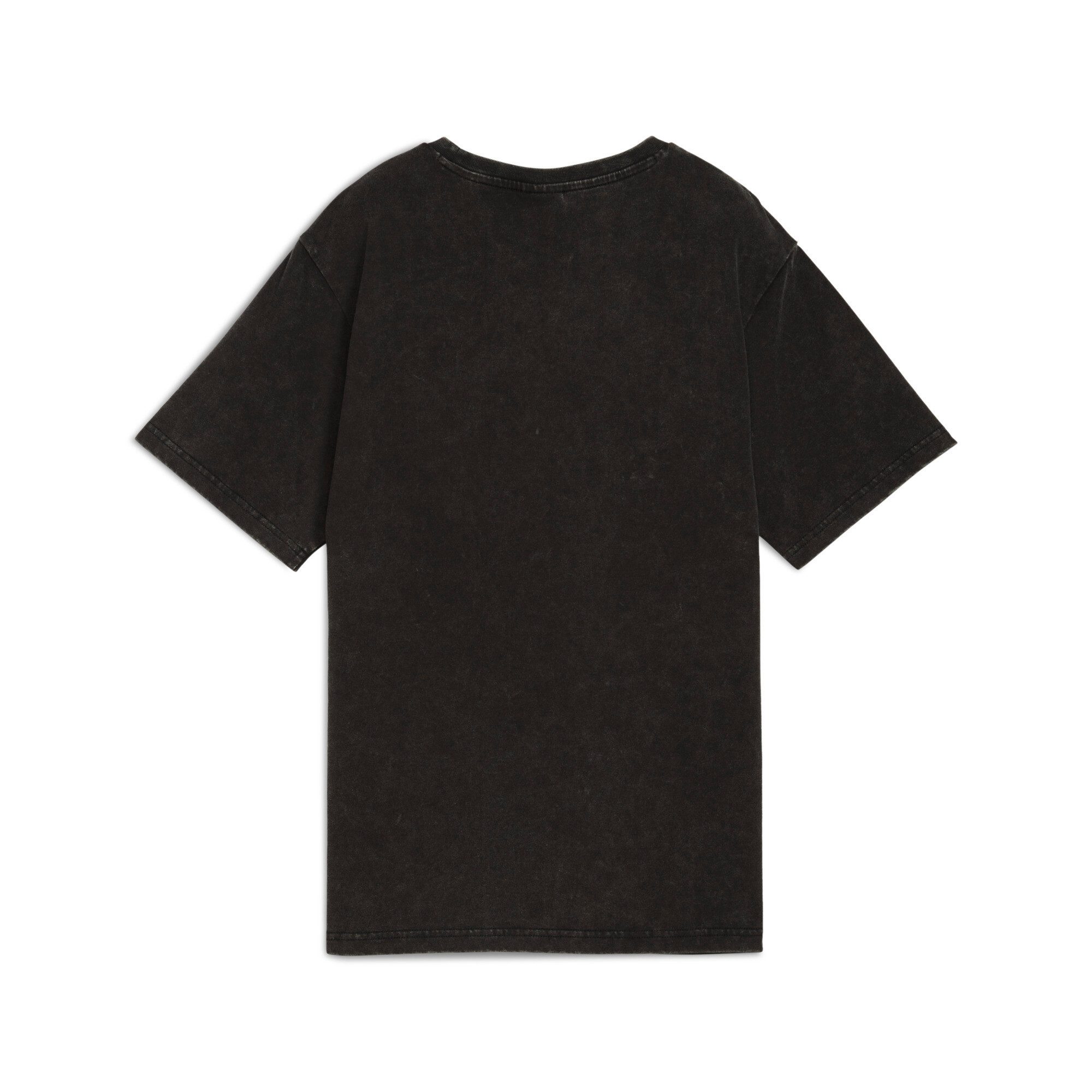 PUMA T-Shirt ESS ELEVATED RELAXED WASH TEE lockere Passform, Kurzarm, für Alltag, Rundhalsausschnitt