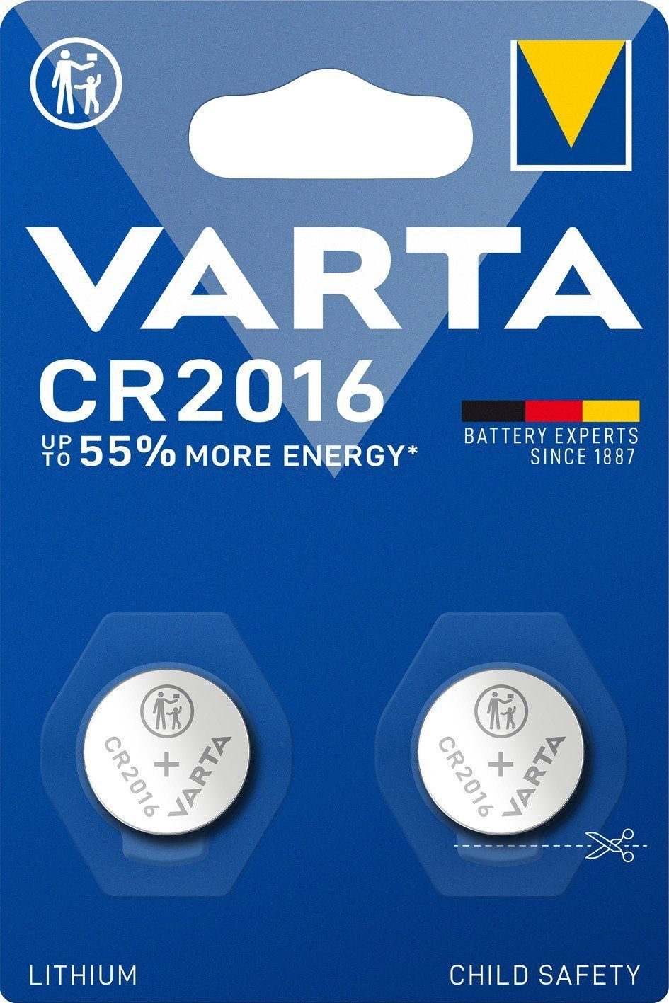 VARTA Batterie, CR2016