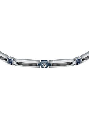 MASERATI Edelstahlarmband Maserati Herren-Armband Edelstahl Kristall