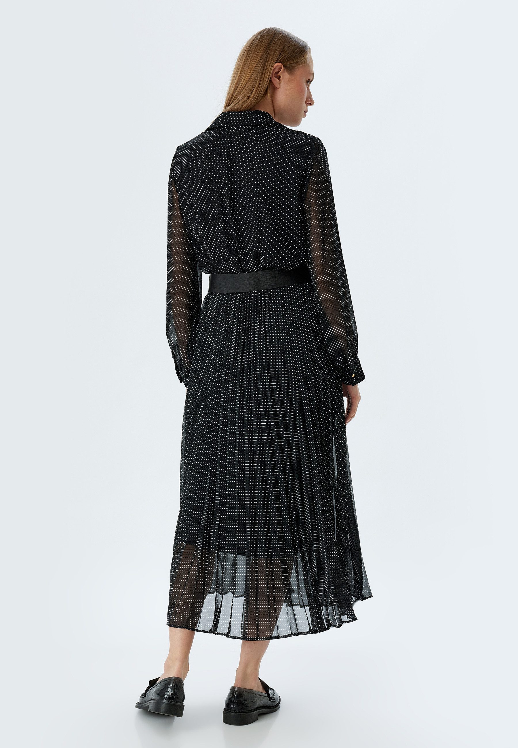 Koton Midikleid Midi Länge Schmales Plissee