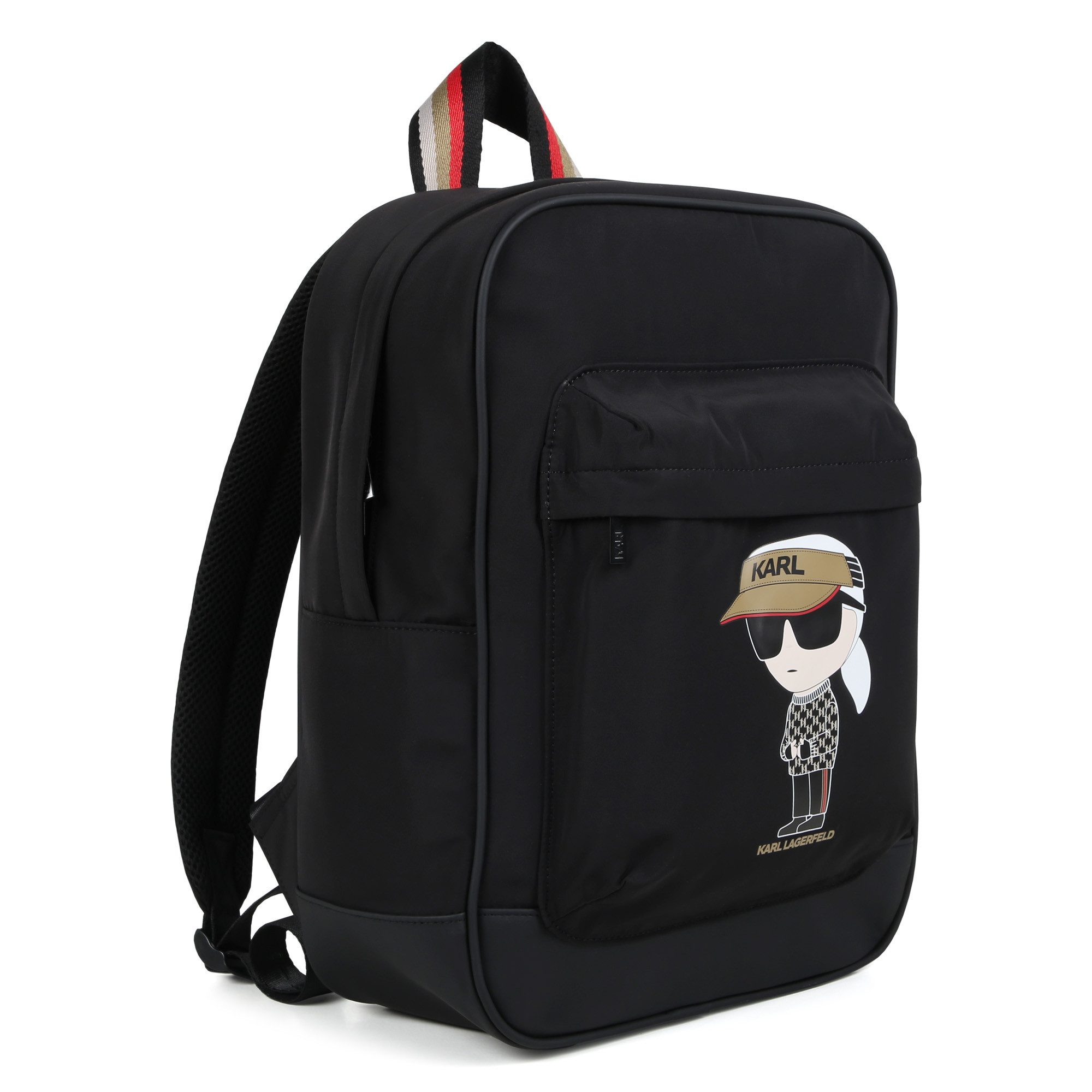 KARL LAGERFELD Kinderrucksack KARL LAGERFELD KIDS Rucksack schwarz Logoprint