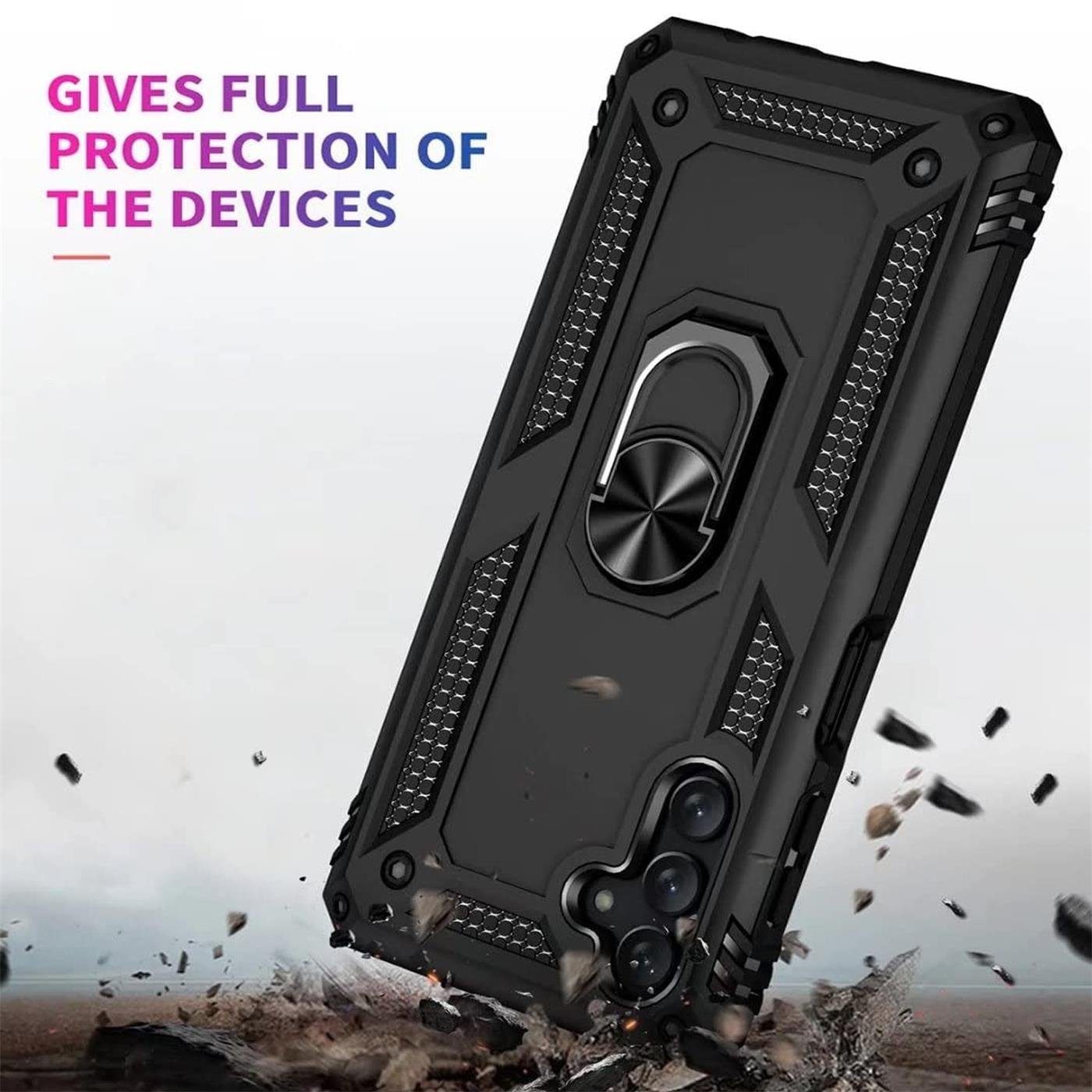 CoolGadget Handyhülle Armor Shield Case für Samsung Galaxy A54 5G 6,4 Zoll, Outdoor Cover mit Magnet Ringhalterung Handy Hülle für Samsung A54 5G – Bild 5 von 5