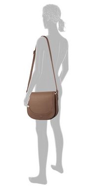 Gabor Schultertasche GABOR Damen ELENI Saddle Bag Umhängetasche, 26 x 28 x11 113 DARK TAUPE