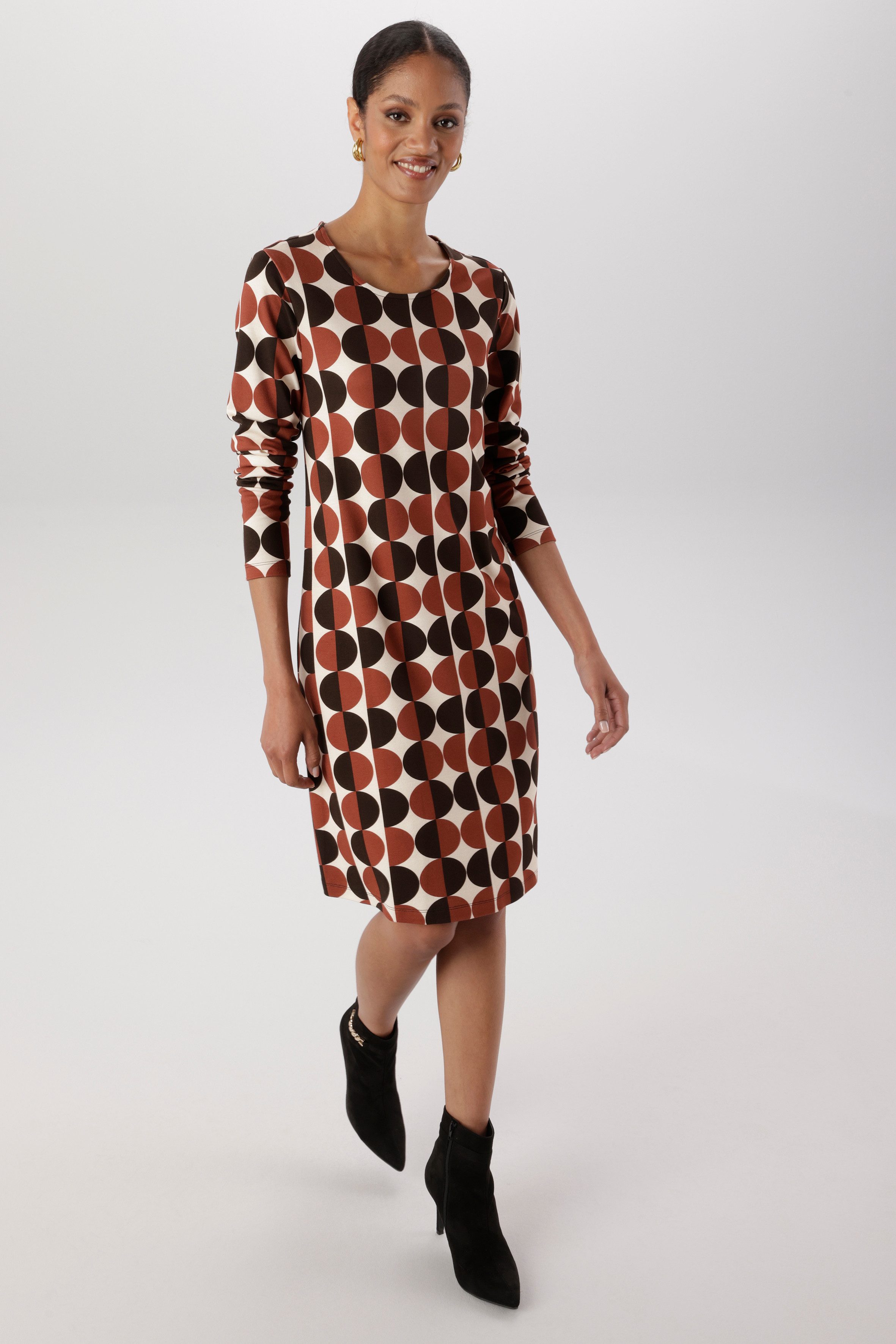 Aniston SELECTED Jerseykleid in leichter A-Linien-Form - NEUE KOLLEKTION