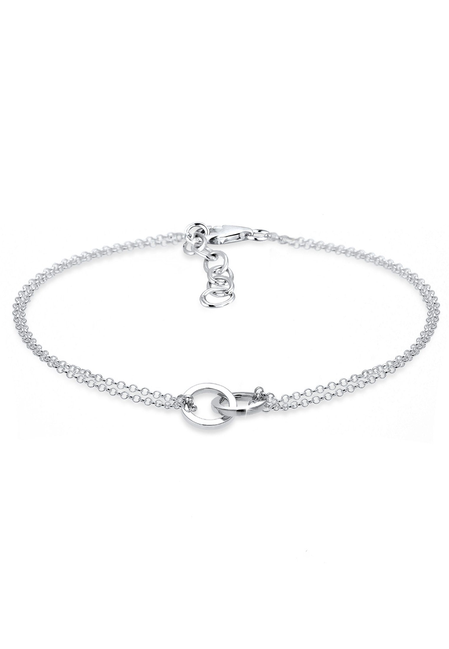 Elli Armband Kreis Trend Verbundenheit 925 Sterling Silber (kein Set, 1-tlg), Kreis