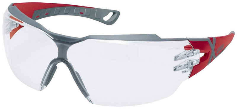 Uvex Arbeitsschutzbrille »uvex Schutzbrille pheos cx2 rot/grau«