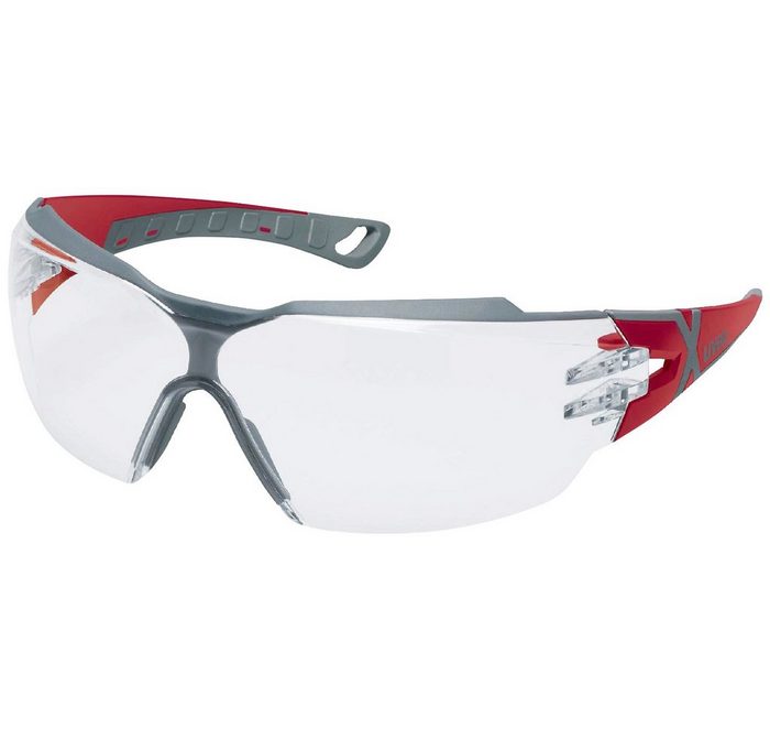 Uvex Arbeitsschutzbrille uvex Schutzbrille pheos cx2 rot/grau